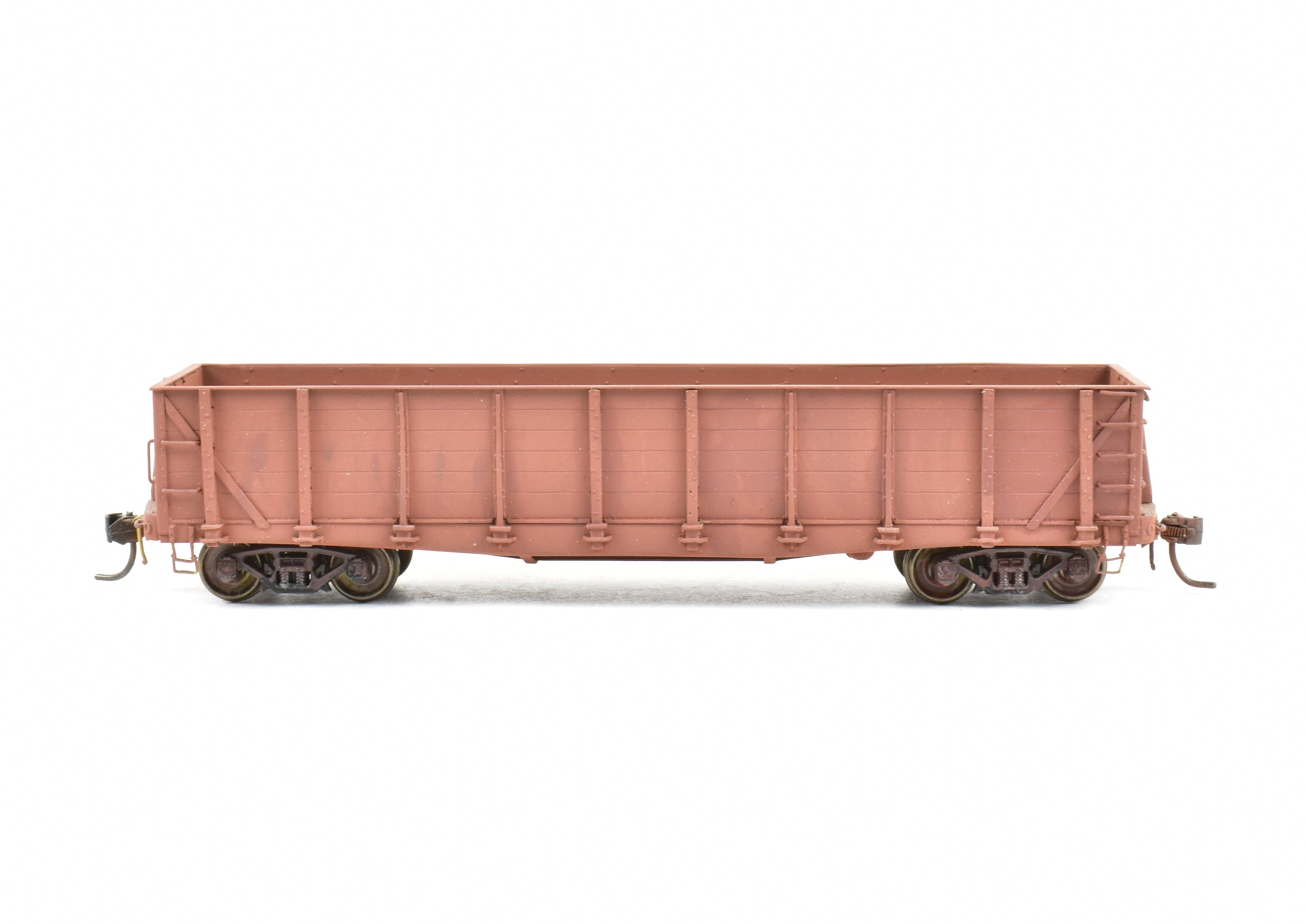 HO Scale Brass Model of Southern Pacific G-70-1/3/5 Sulfur Gondola by Pecos River Brass without Lettering