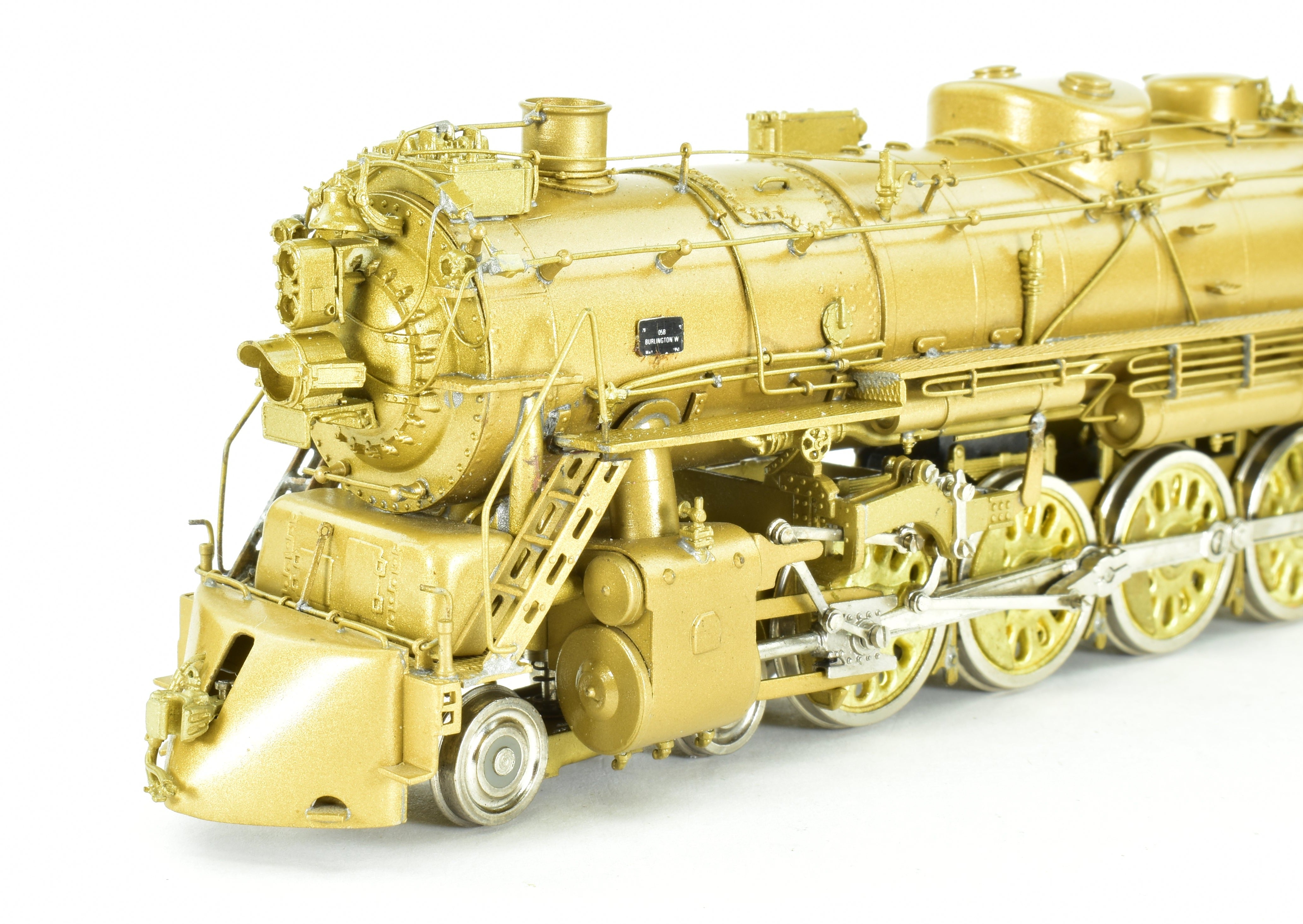 HO Scale Custom Brass CB&Q Burlington Route Class O5B 4-8-4 Locomotive