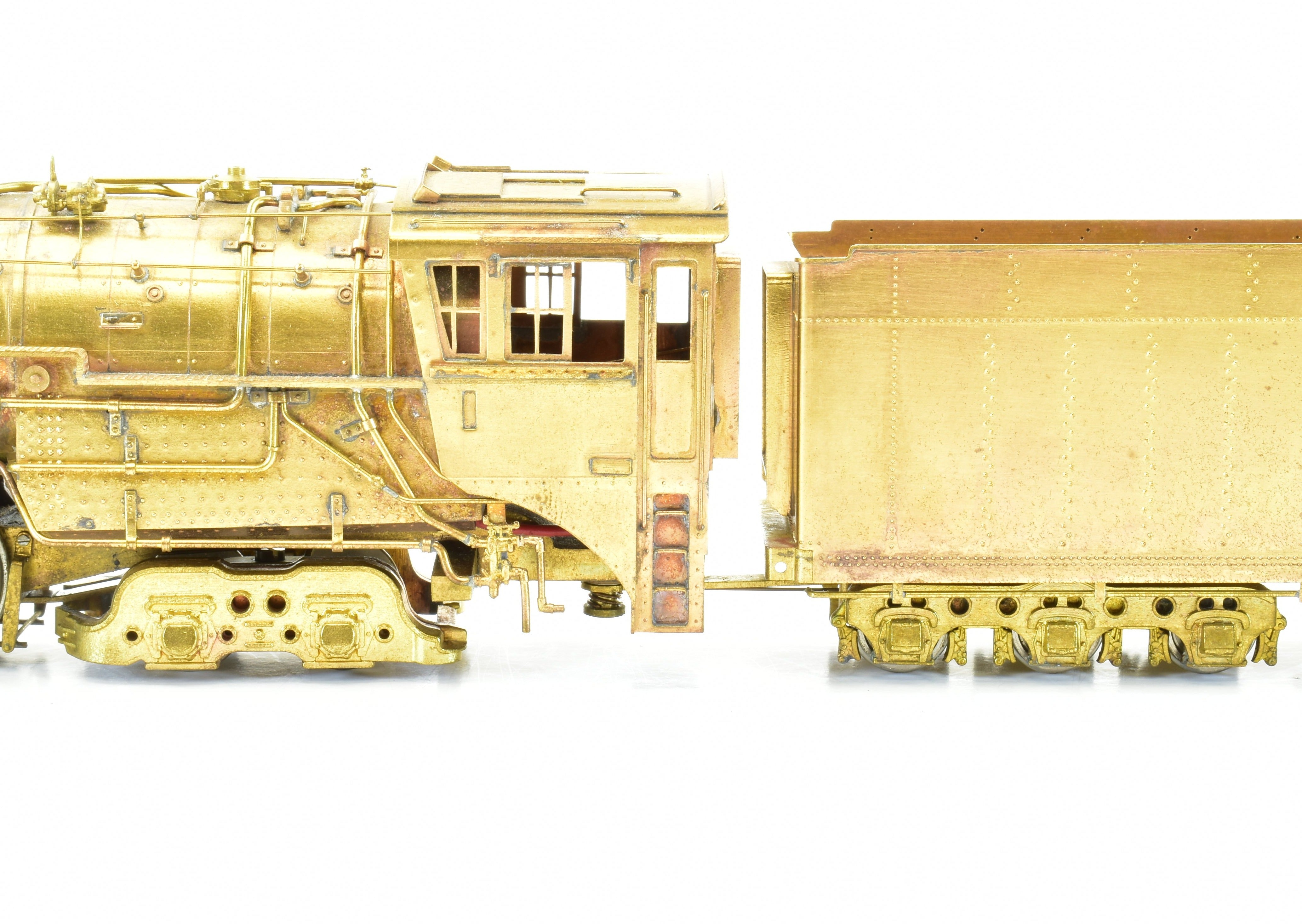 HO Scale Brass Pacific Fast Mail (PFM) Model Train - Toby CB&Q Burlington Route 4-8-4 Class O-5 Crown Model from 1969 Run