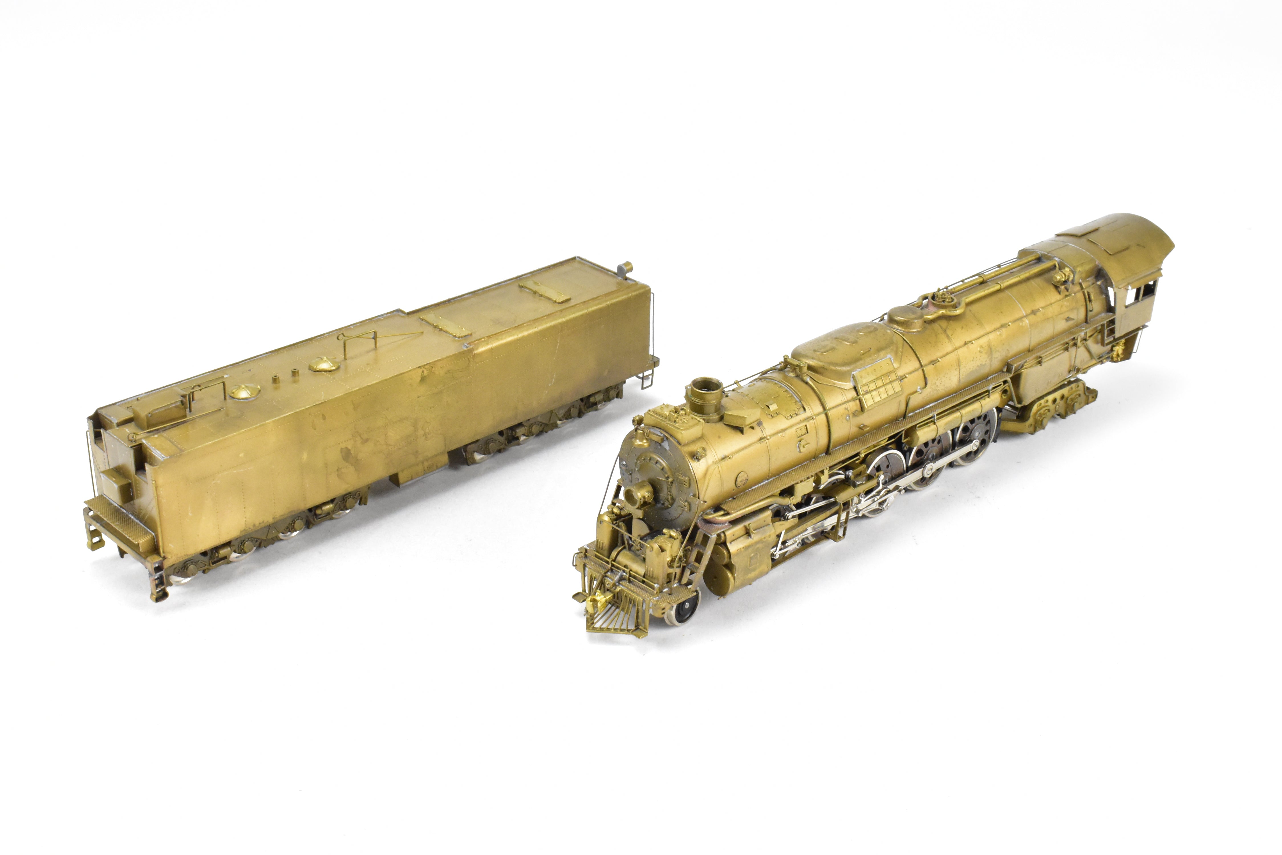 HO Scale Brass PFM - United ATSF - Santa Fe 2-10-4 Locomotive with Can Motor and Gearbox Conversion