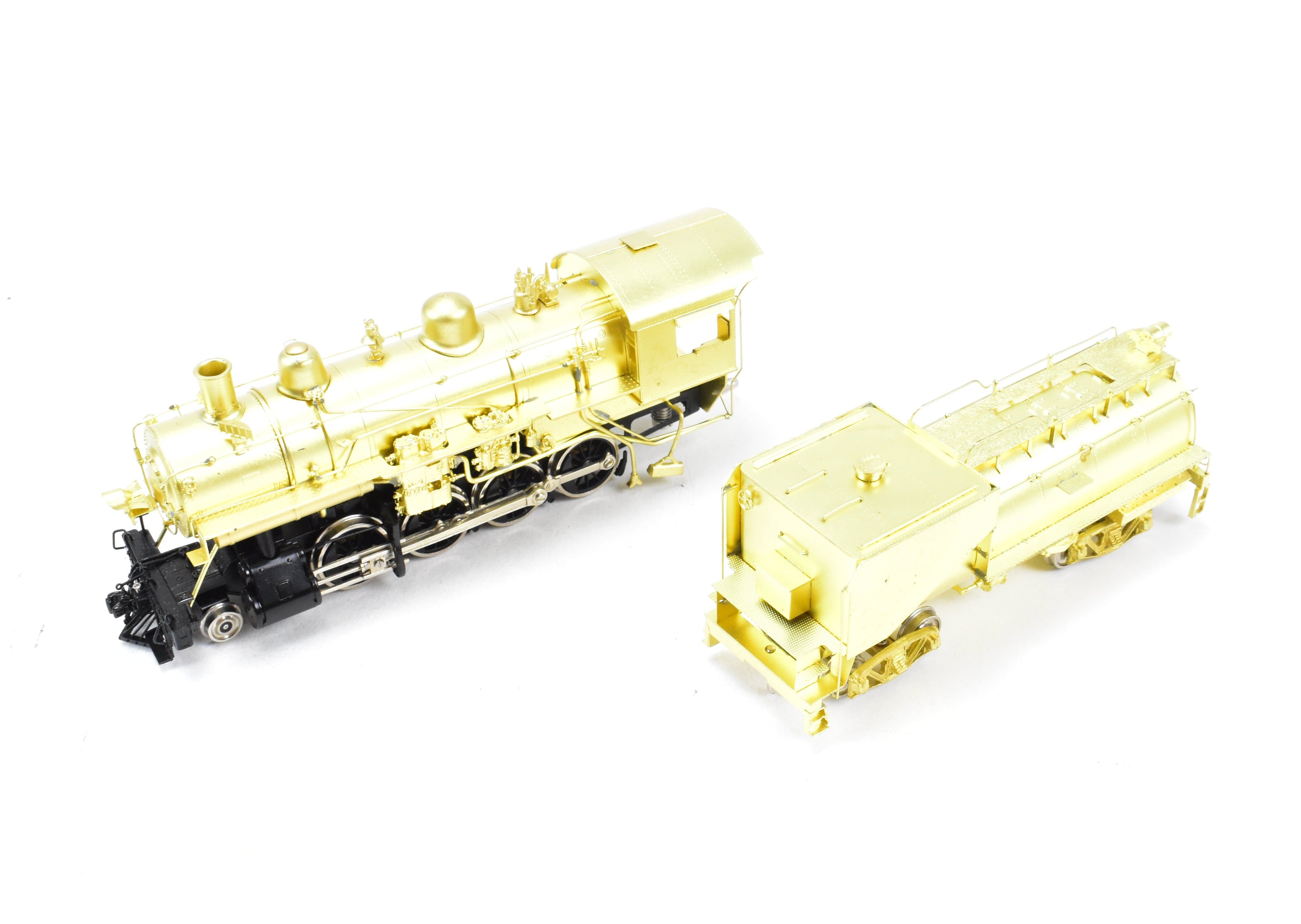 High - Quality HO Scale Brass Model Train - Southern Pacific C - 10 2 - 8 - 0 Prestige Series from Sunset Models with 2 Pumps and Feedwater Heater