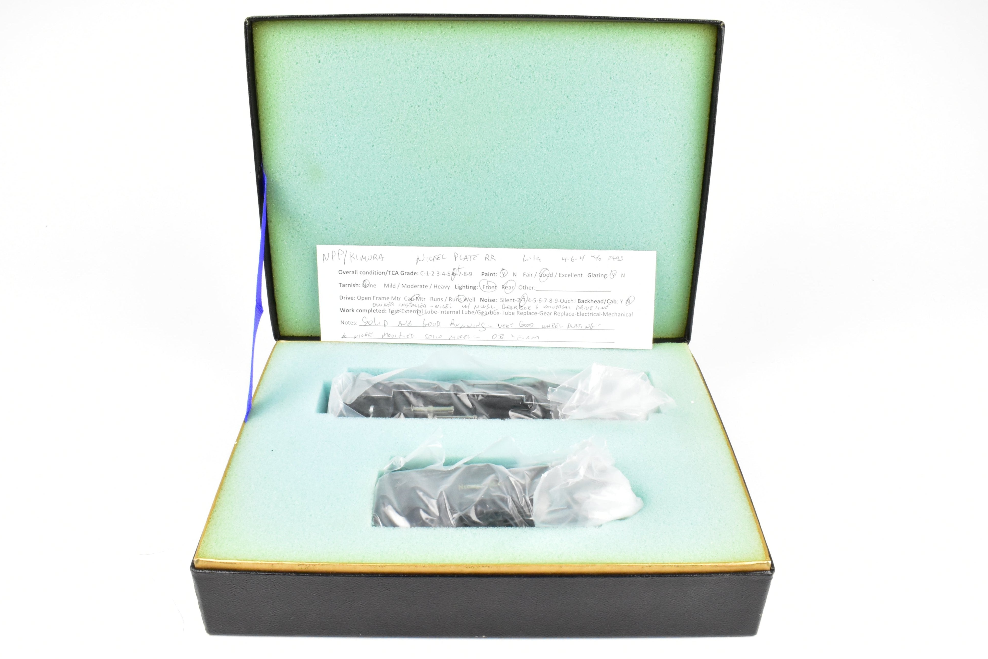 HO Scale Brass Model Train - Nickel Plate Products (NPP), Nickel Plate Road Class L - 1a 4 - 6 - 4 Steam Locomotive without Elephant Ear Smoke Lifters, Comes with Wrong Box