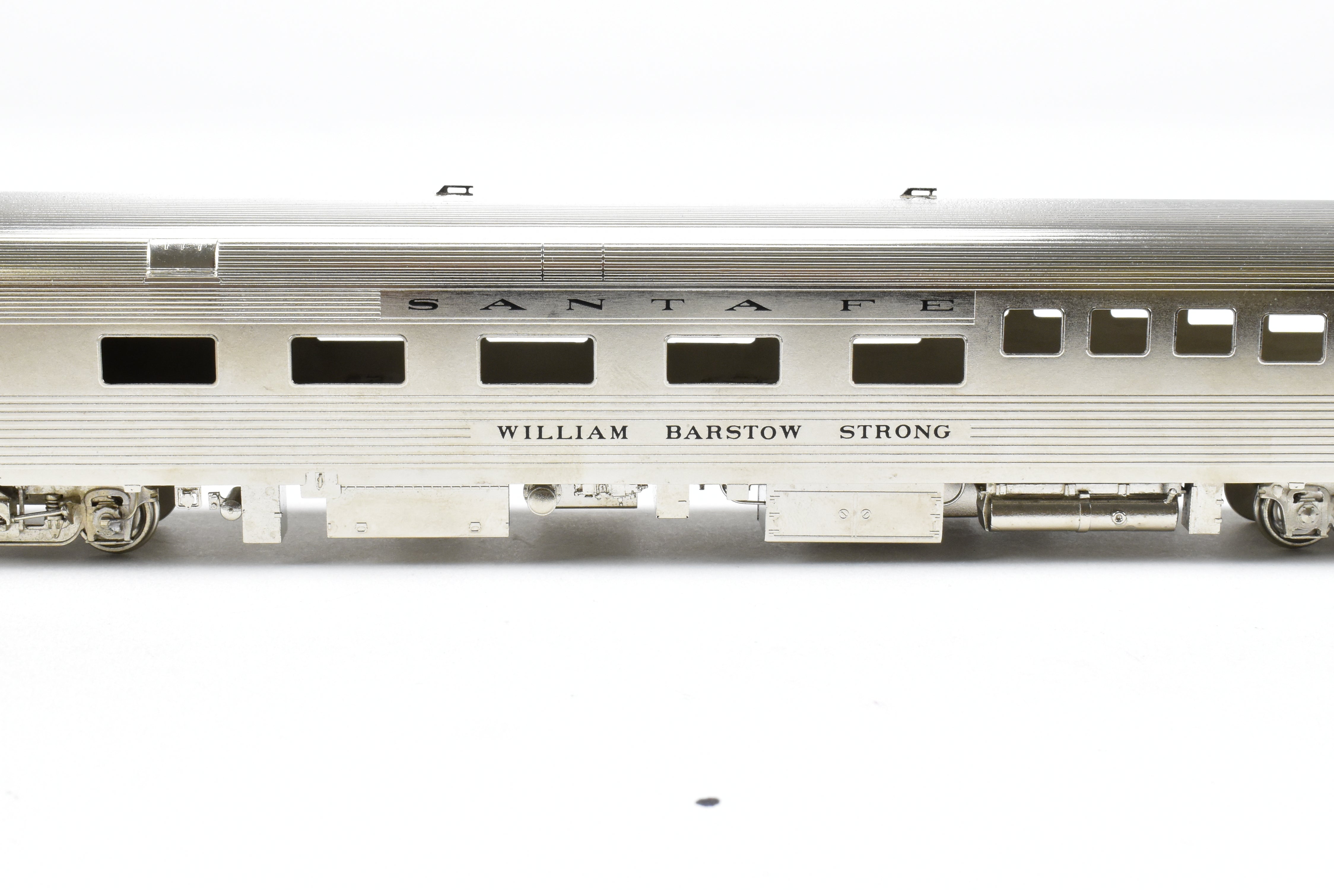 HO Brass Stewart Locomotive Works ATSF Santa Fe #89 William Barstow Strong Decorated Model