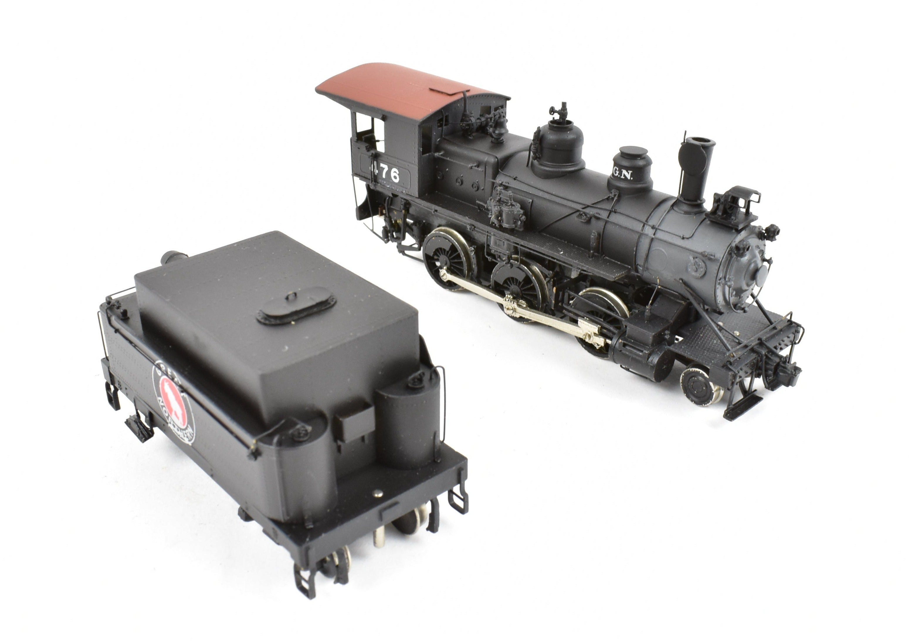 HO Scale Brass Great Northern 2-6-0 Sunset Model #476 Custom Painted