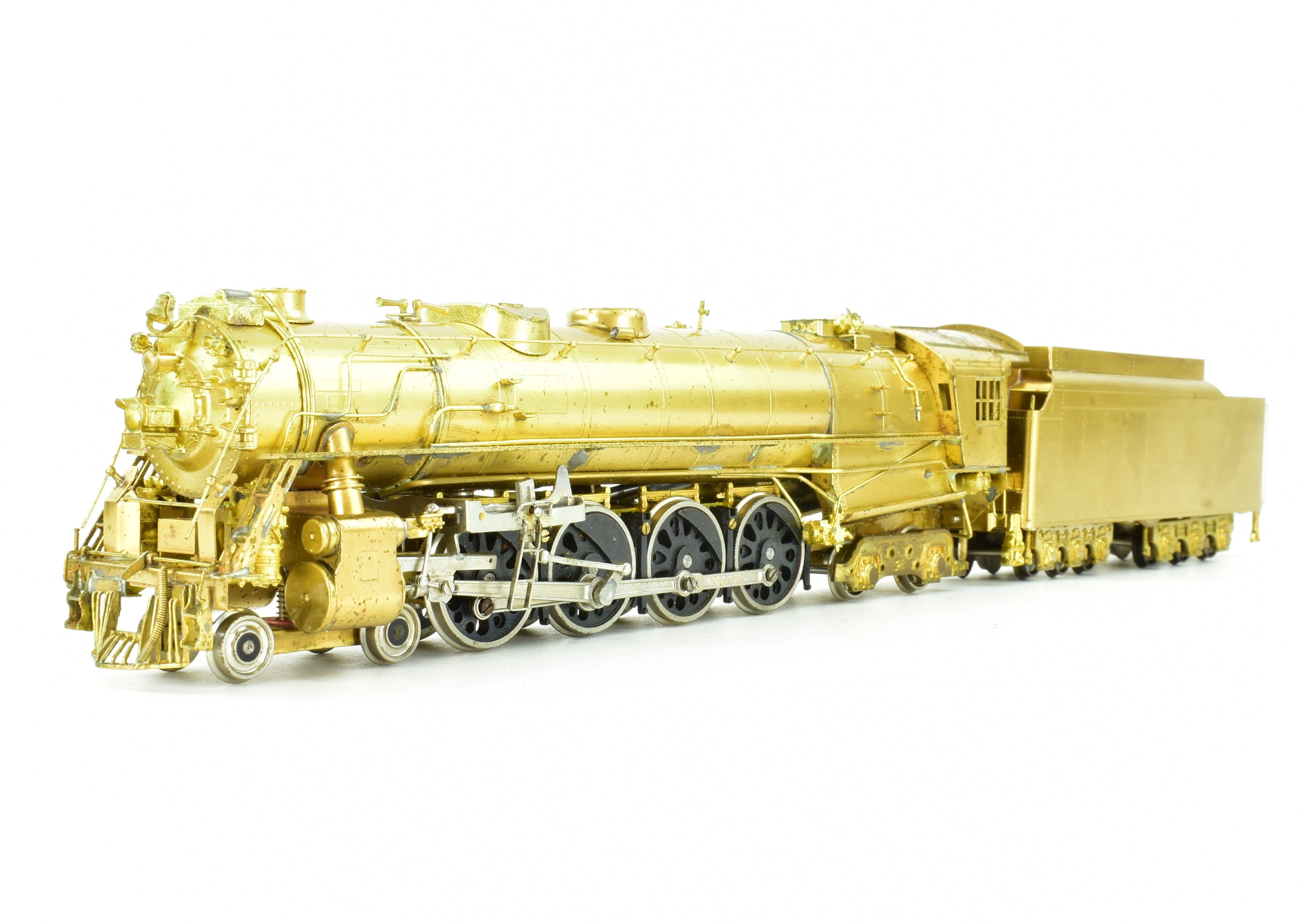 HO Brass Nickel - Plated DL&W Lackawanna Class Q - 4 4 - 8 - 4 Modern Pocono Model