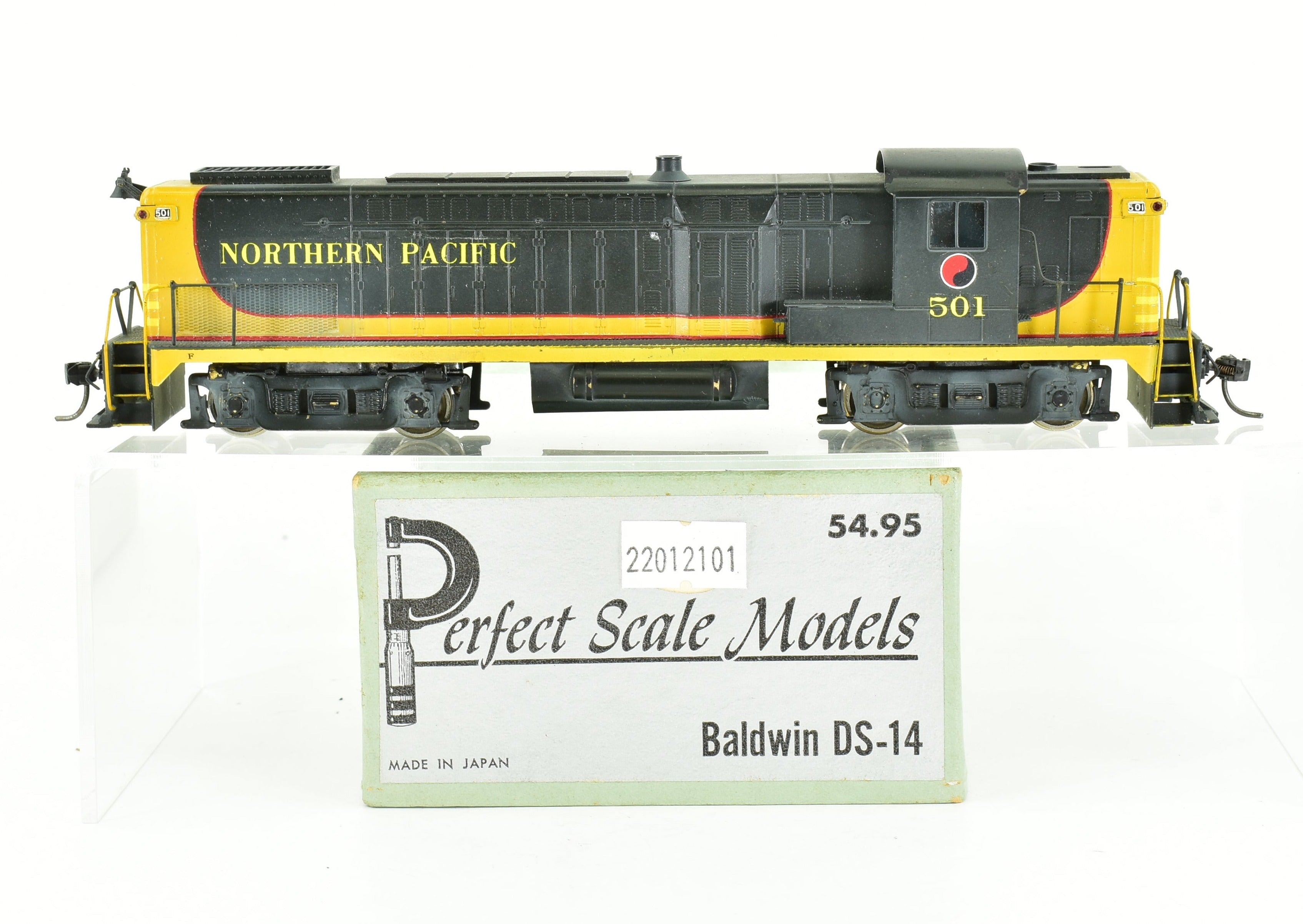 HO Scale Northern Pacific Baldwin DS - 14 Custom - Painted Brass Diesel Model