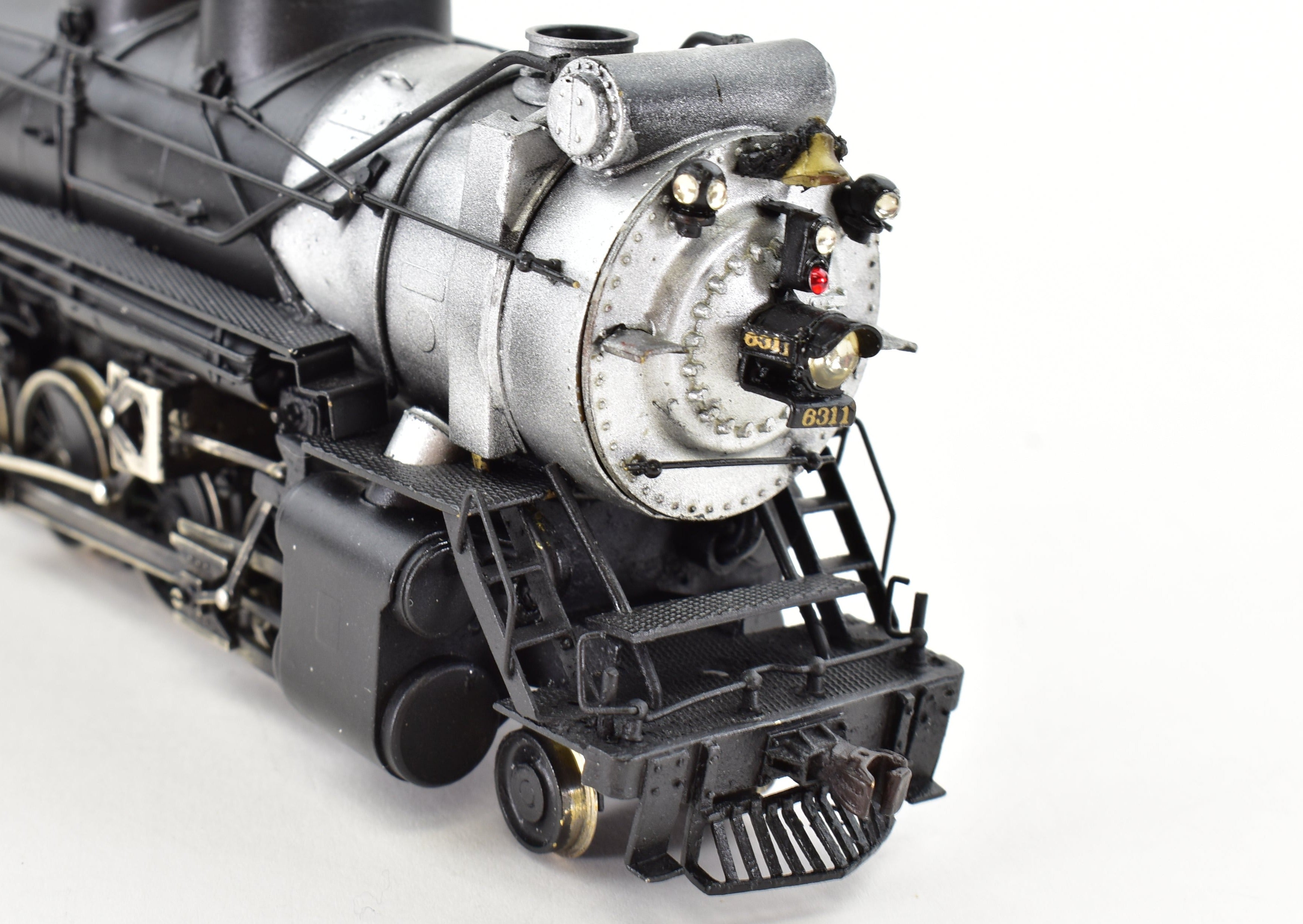 HO Scale Brass Nickel - Plated NPP CB&Q Burlington Route 2 - 10 - 4 Class M - 4 Custom Painted Locomotive