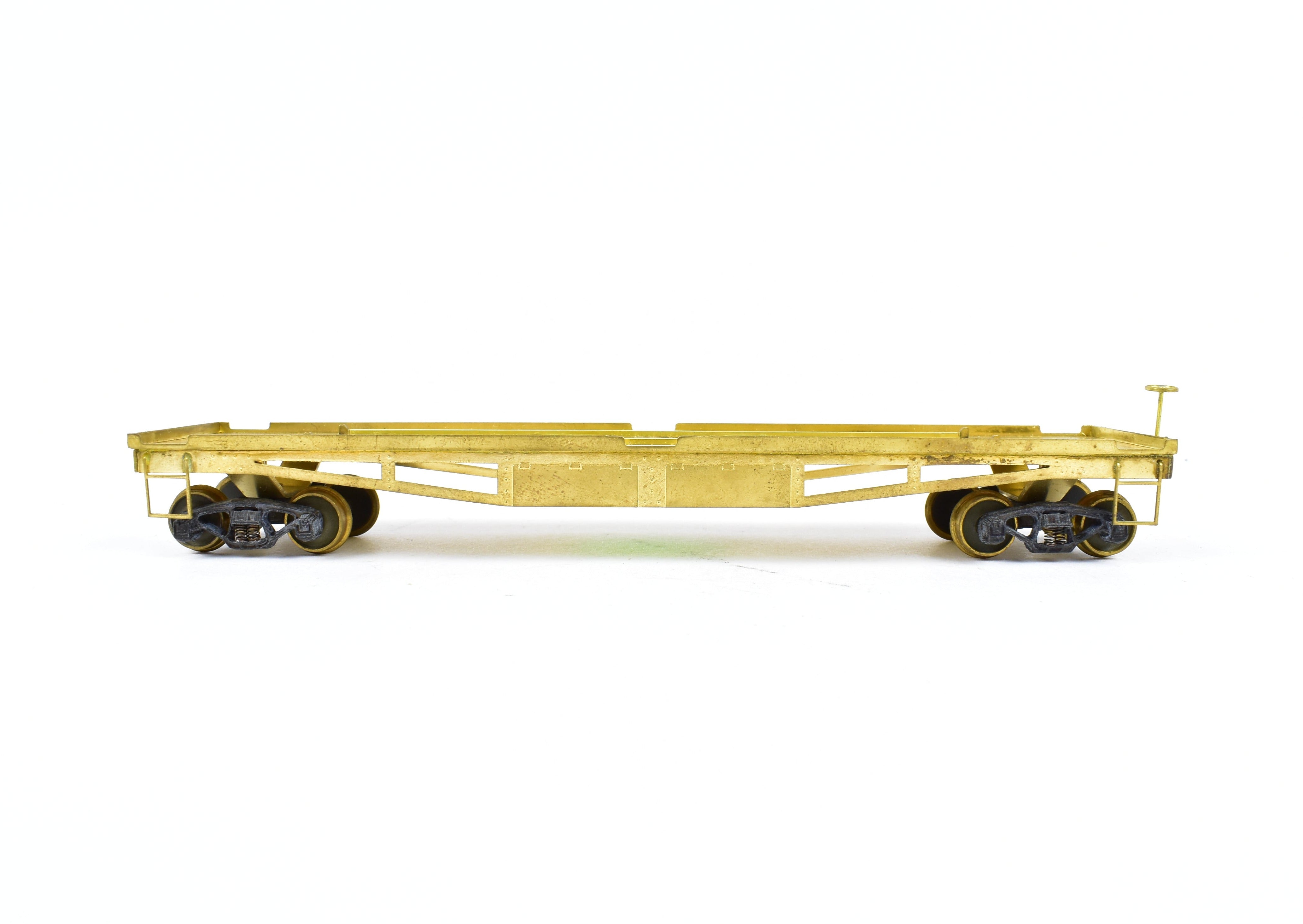 HO Scale Brass Lambert Various Roads Maintenance of Way (MOW) Flat Car with Wheel or Truck Support Function