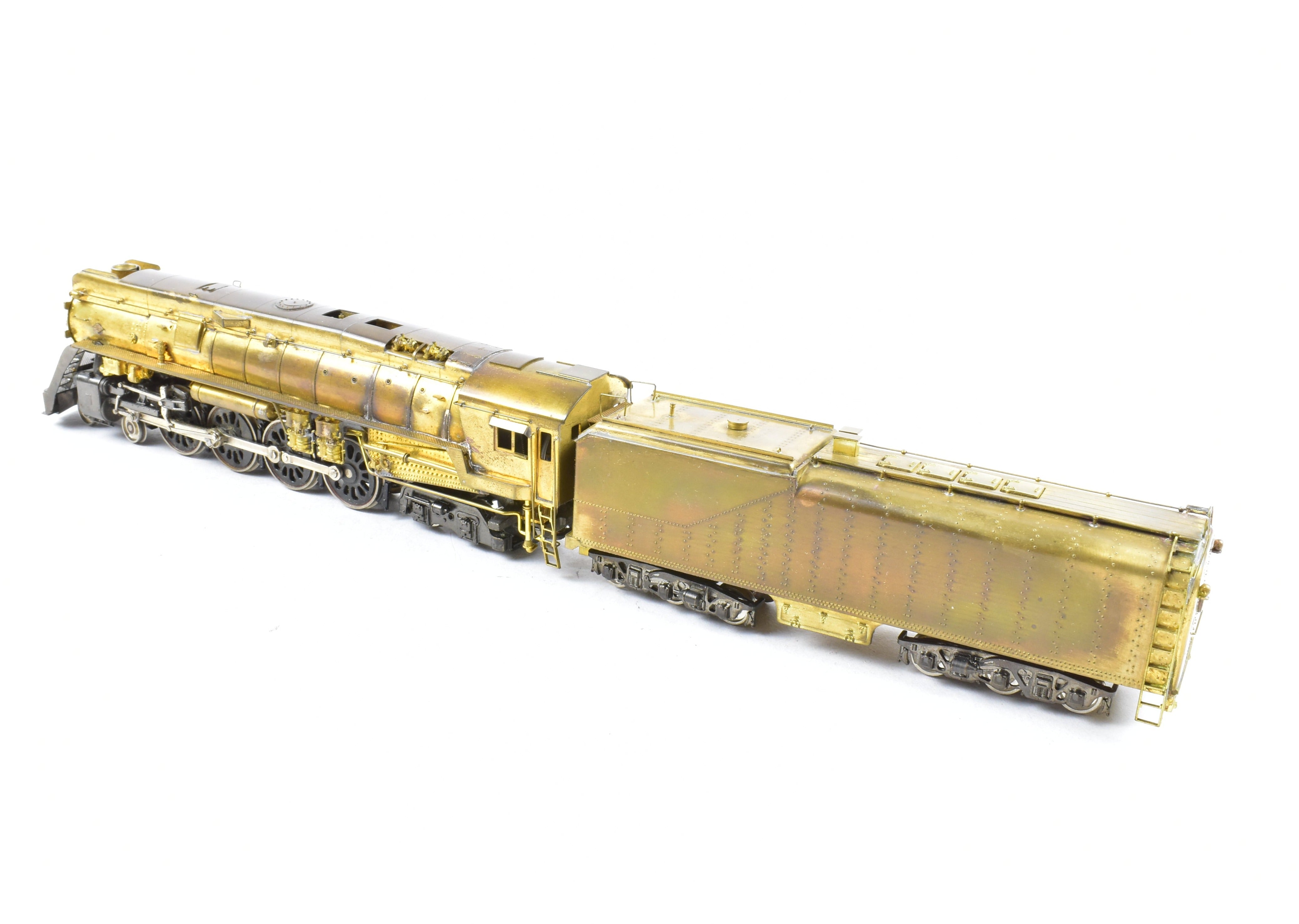 HO Scale Brass Max Gray Model Train - Southern Pacific Class GS - 4 4 - 8 - 4 De - Skirted Locomotive Replica