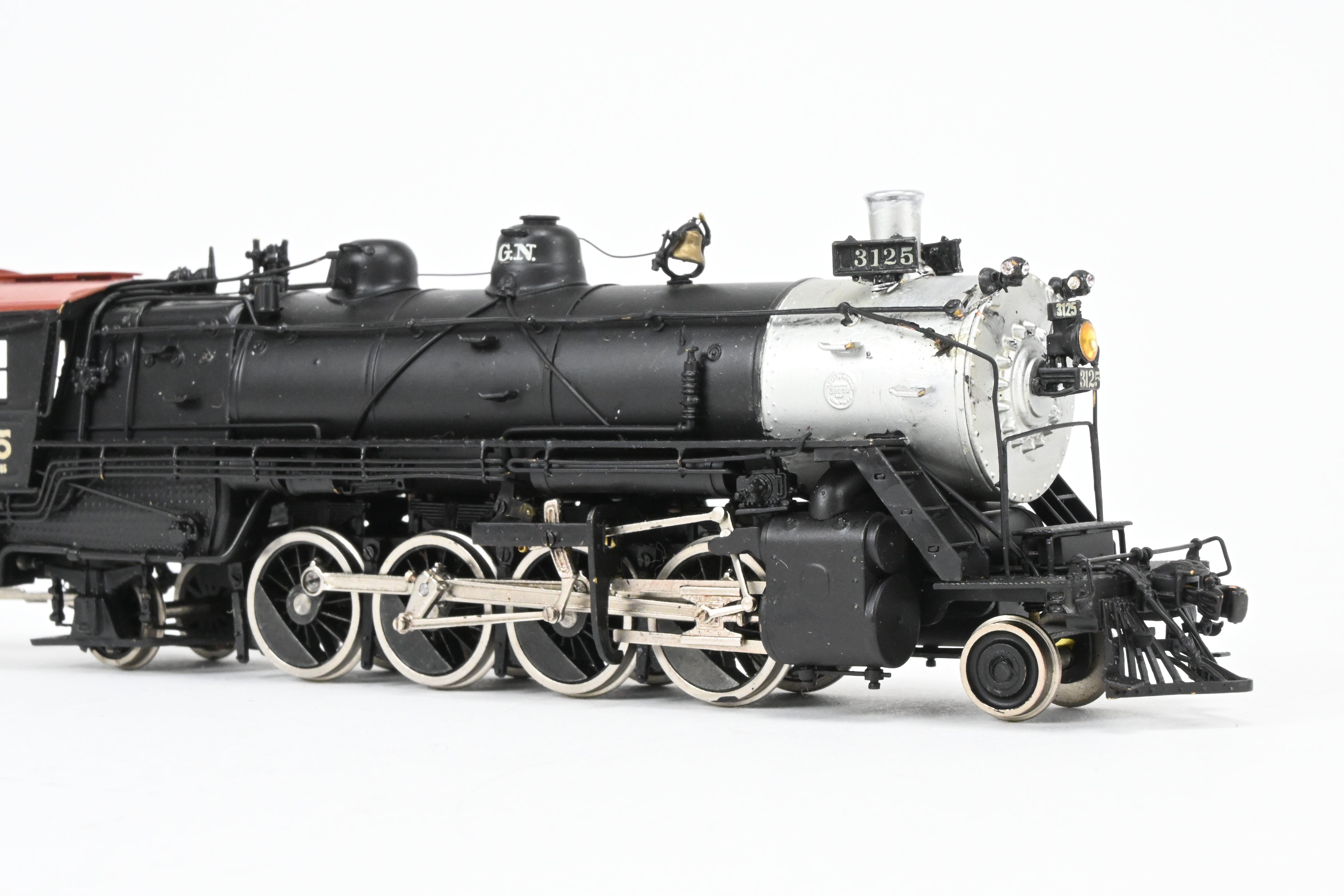 HO Brass Sunset Models GN Great Northern 2-8-2 Class O-1 Custom Painted Locomotive No. 3125
