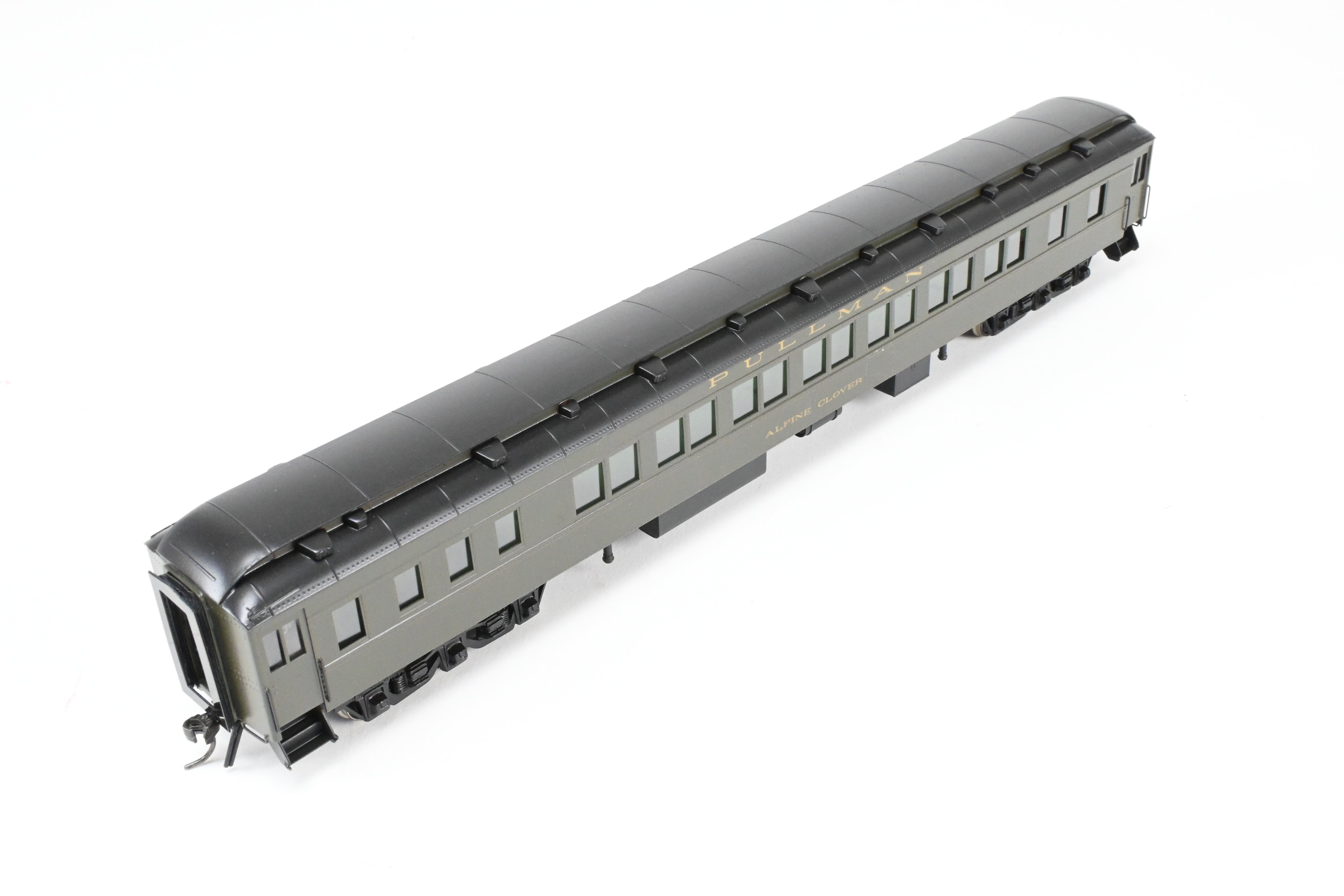 HO Scale Brass Soho Pullman Sleeper Model of Various Roads - Denver & Rio Grande Western Alpine Clover with 14 - Section HW Design