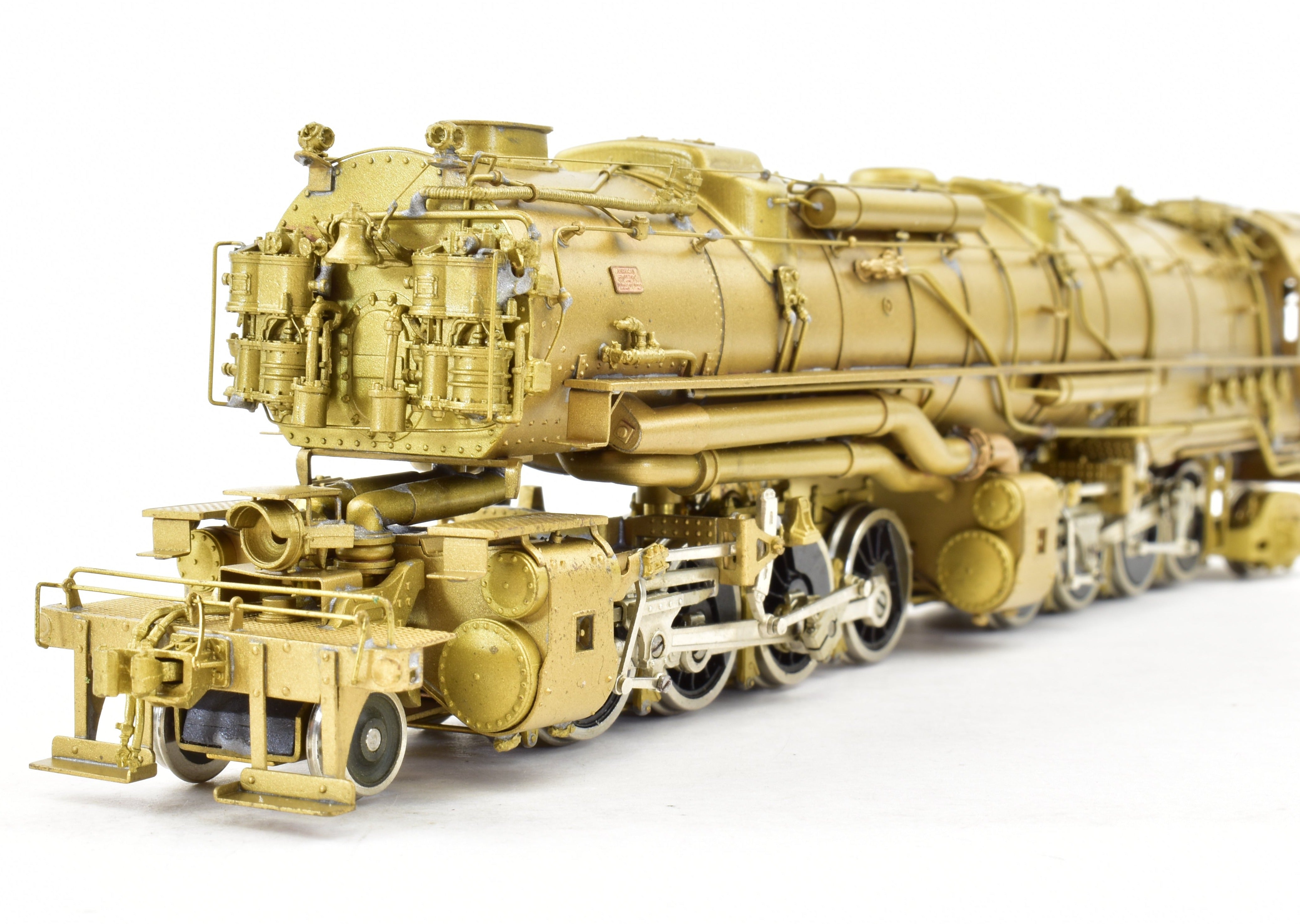 HO Scale Custom Brass Model Train - Richmond Fredericksburg & Potomac 2-8-8-2 Royale Series (Ex C&O H7) by NJ Custom Brass