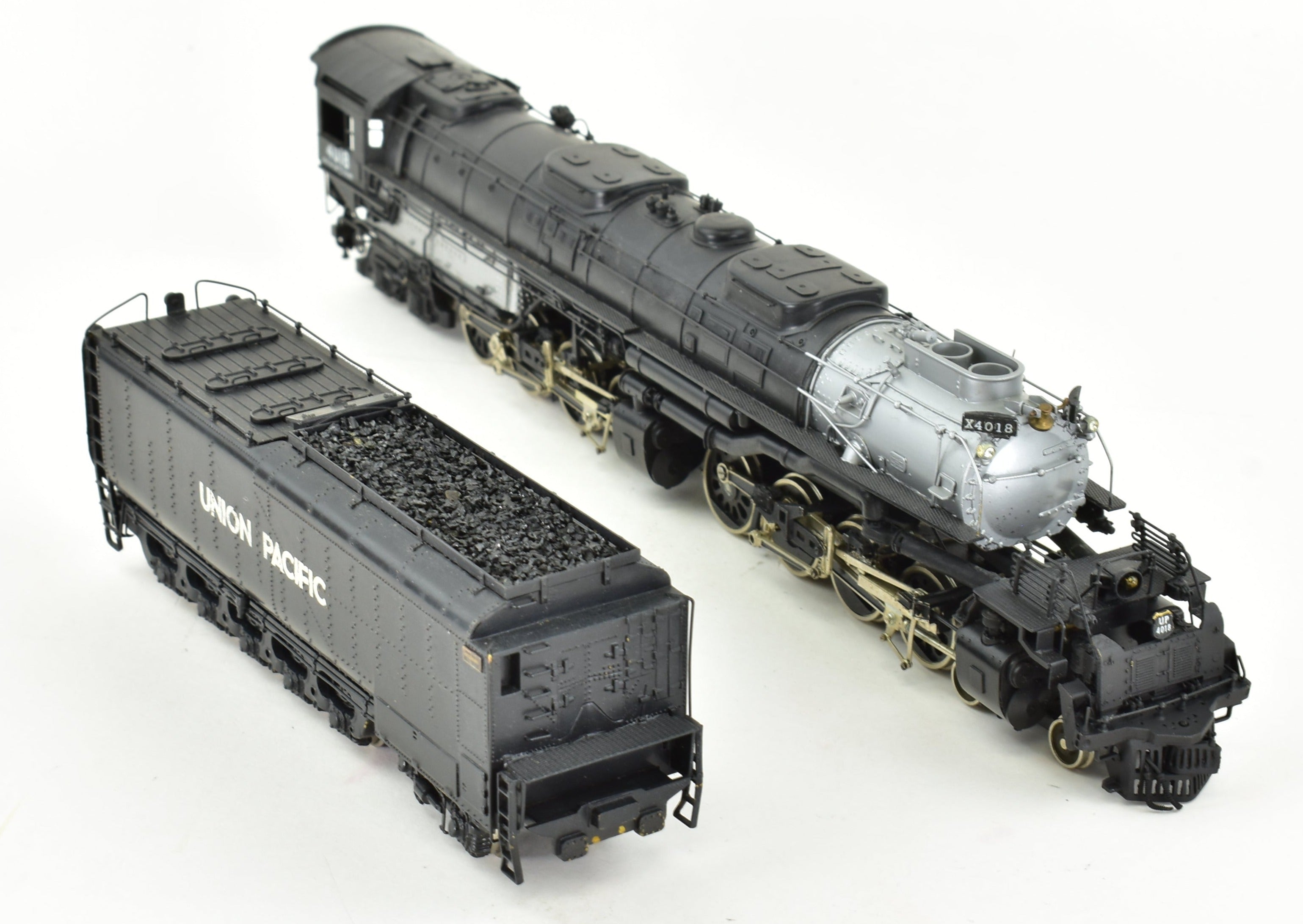 HO Scale Brass PFM - Tenshodo Union Pacific 4-8-8-4 Big Boy Crown Steam Locomotive with Signature Series Tender, Model No. 4018 from the 1969 Run