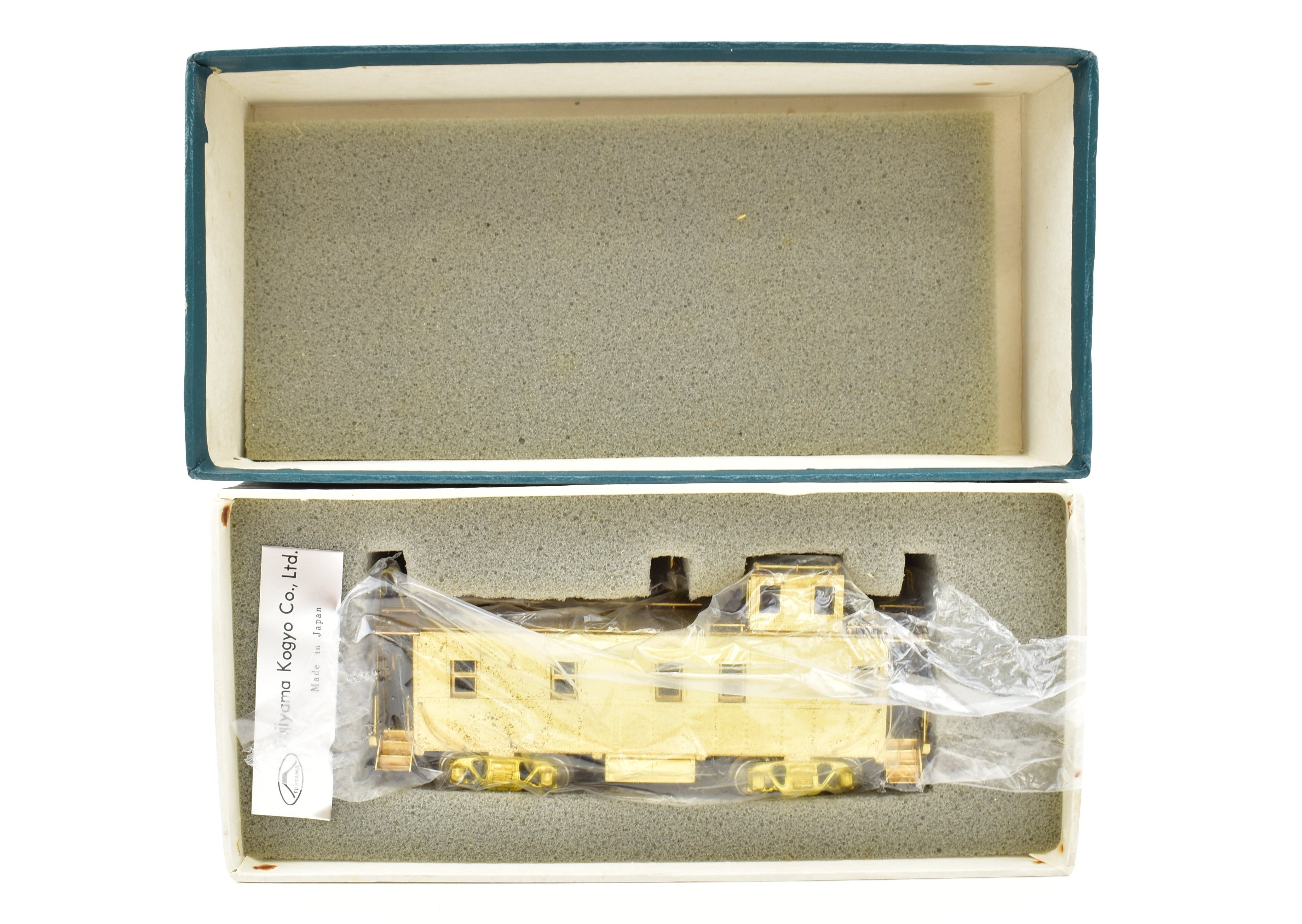 HO Scale Brass Fujiyama Santa Fe Steel Caboose - Pacific Fast Mail Model