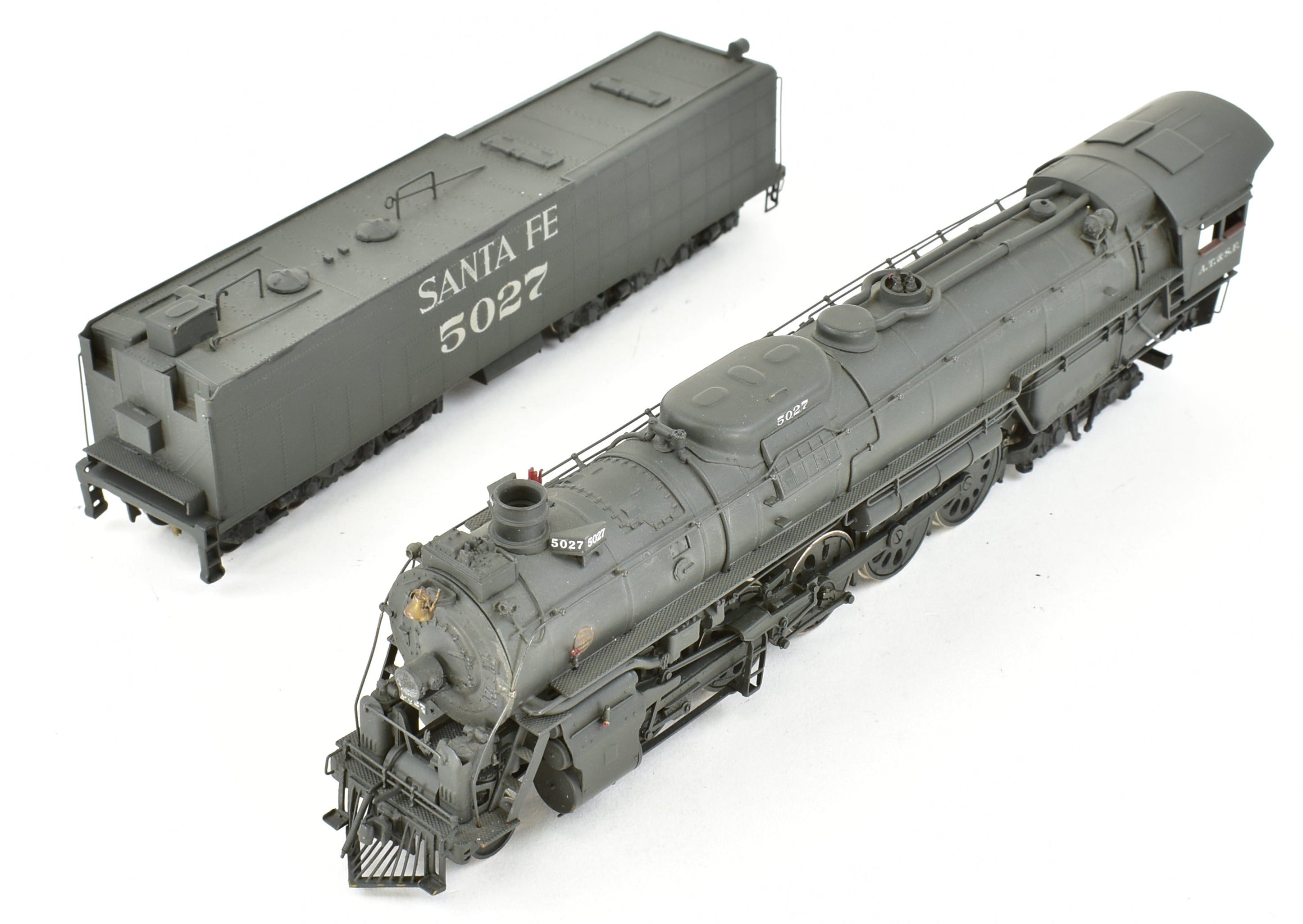 Custom Painted HO Brass PFM - United ATSF - Santa Fe 2-10-4 Model