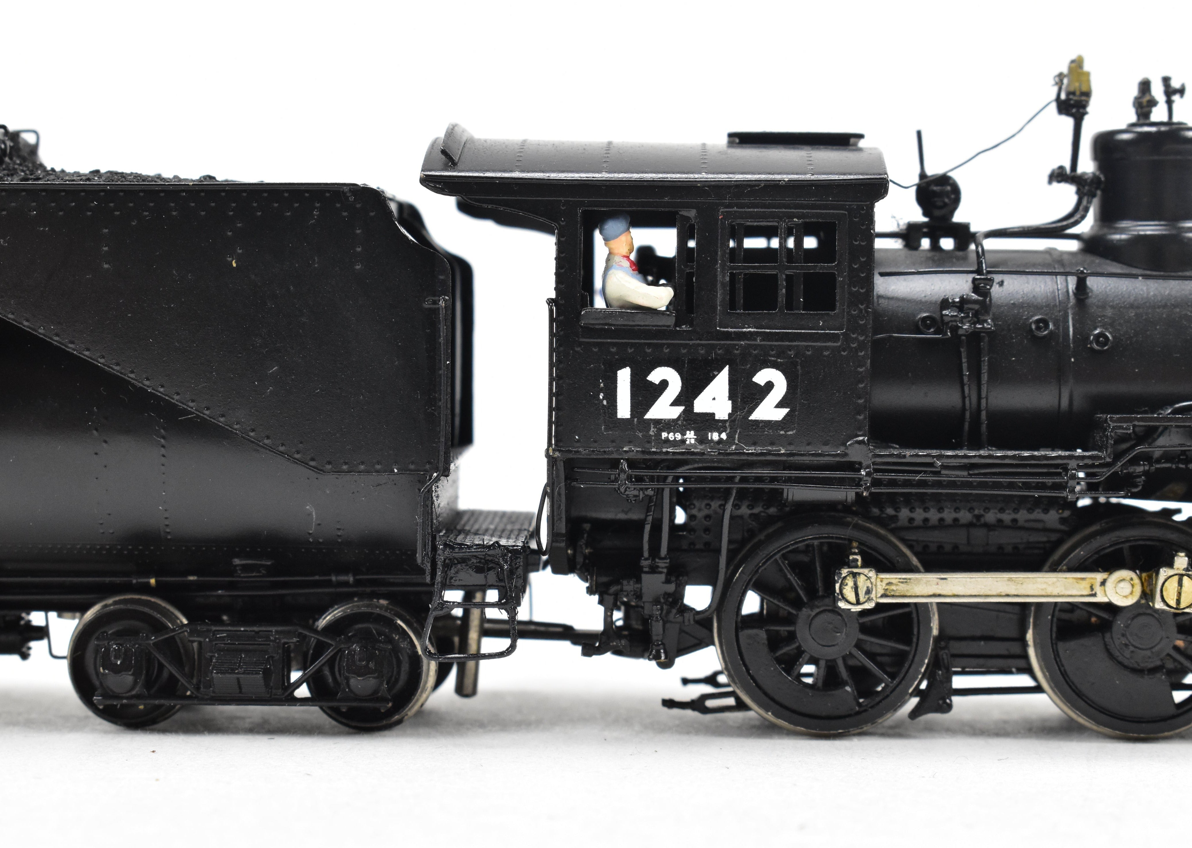 HO Scale Brass Model Train - Sunset Models Union Pacific 4-6-0 Locomotive 1242 in ReBoxx Packaging