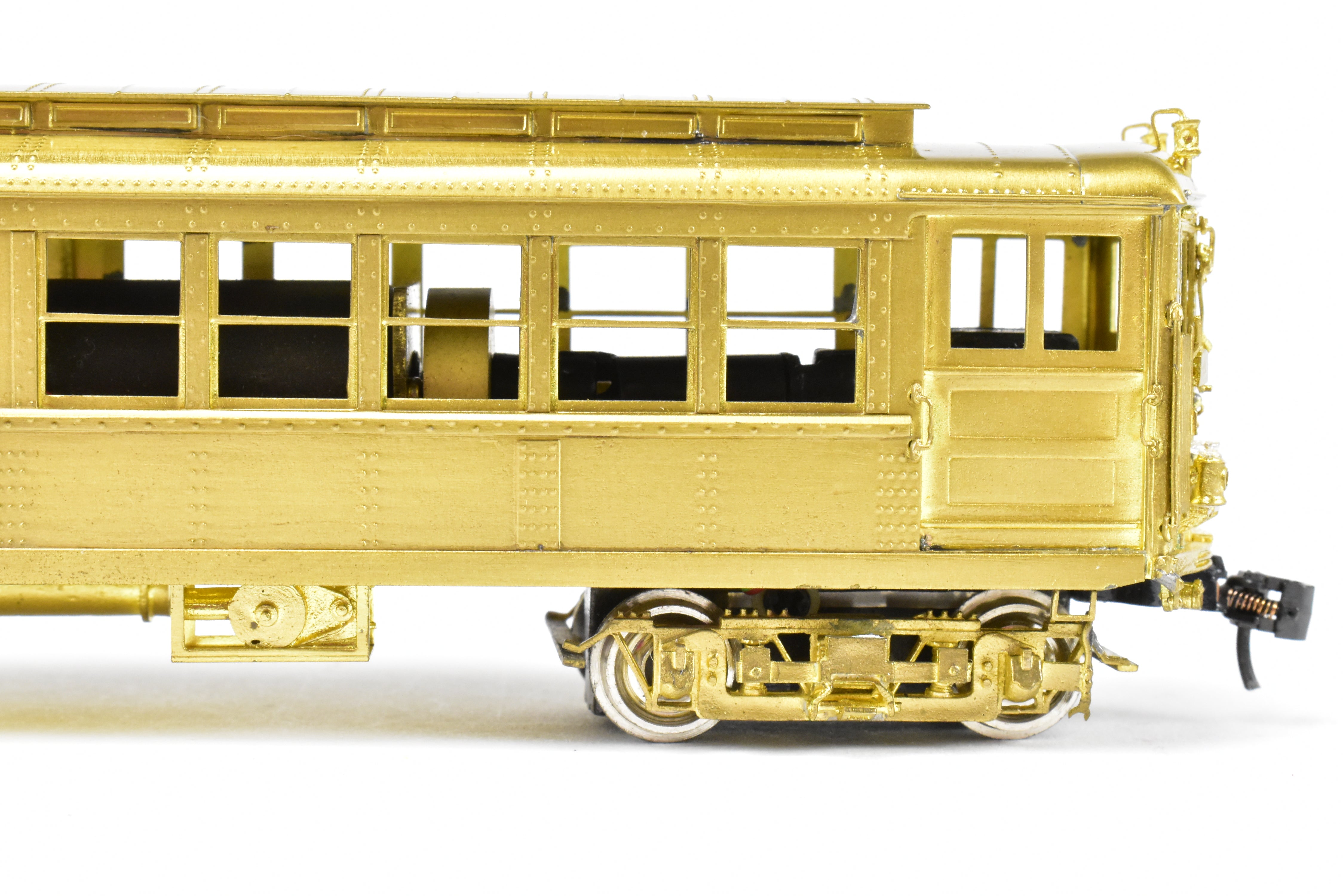 HO Scale Brass Subway Model - MTS Imports IRT Interborough Rapid Transit Deck Roof High-Voltage 2-Car Set for Model Railroads