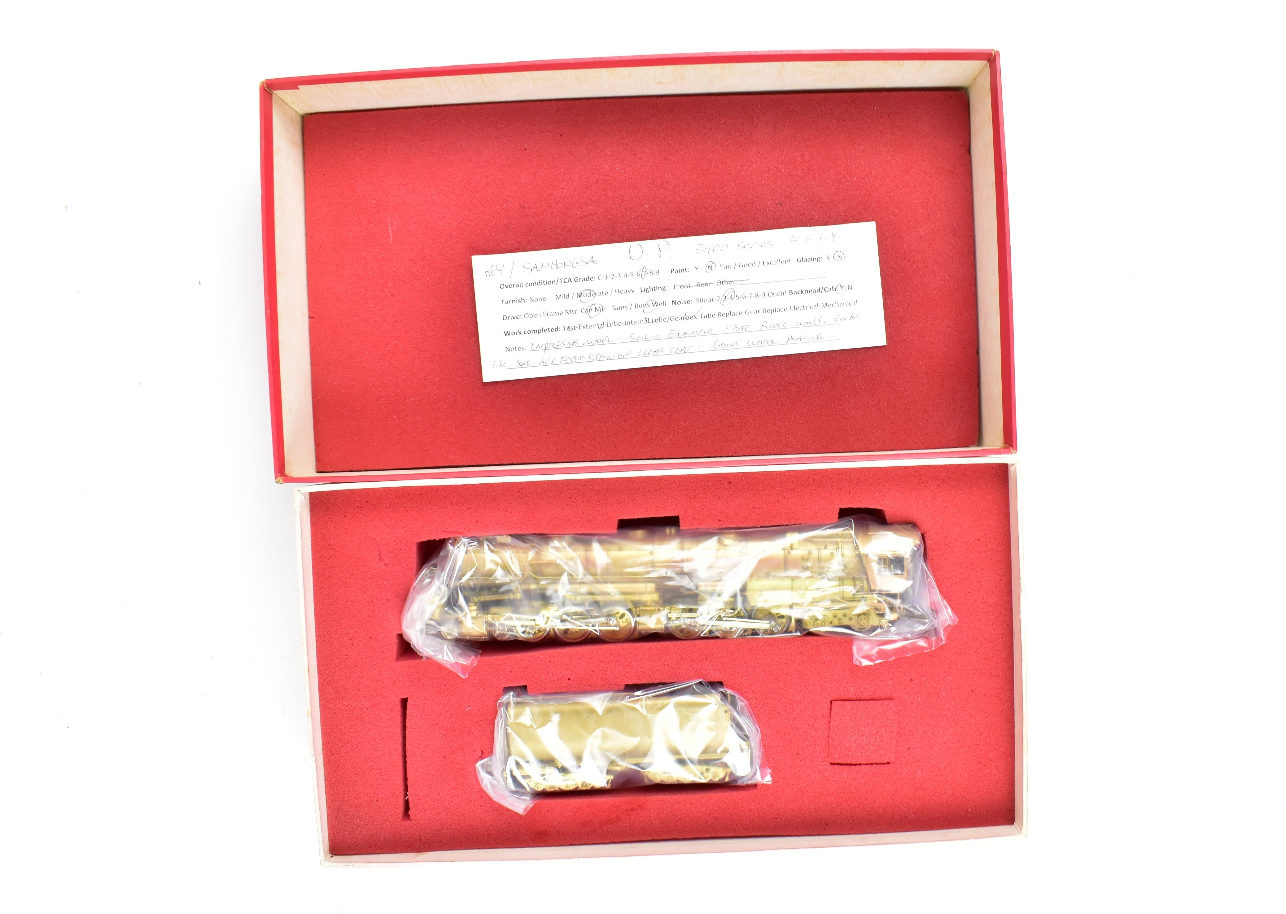 High - Quality HO Scale Brass Key Imports Union Pacific 3900 Class 4 - 6 - 6 - 4 Challenger Coal Version Model Train