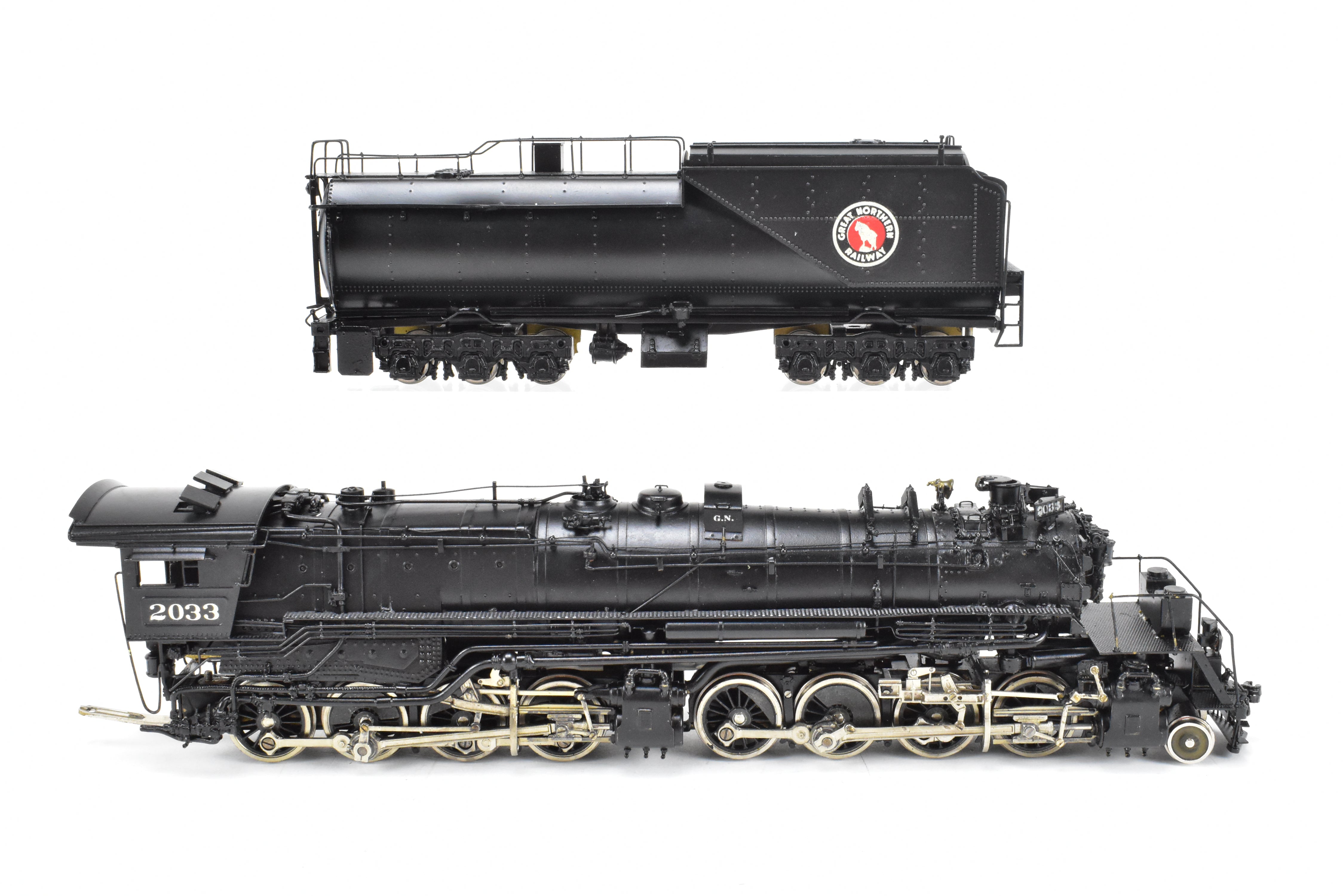 1967 HO Brass PFM - Tenshodo Great Northern 2-8-8-0 Class N-3 Custom Painted No. 2033