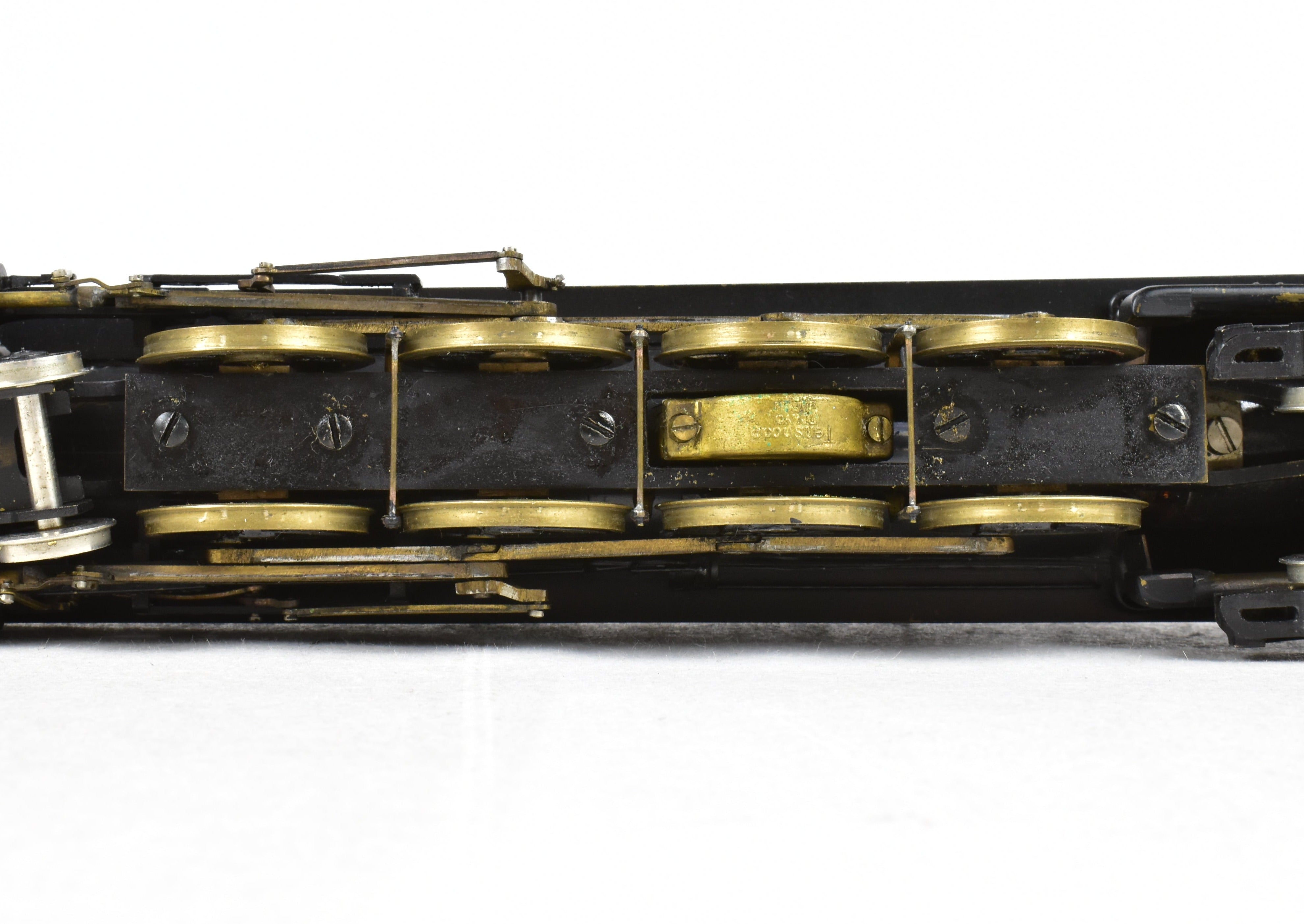 Handmade HO Scale Brass Pacific Fast Mail Model Train - Union Pacific 4-8-4 FEF-2, Painted Black, Mid-1950s, One of Three Limited Edition