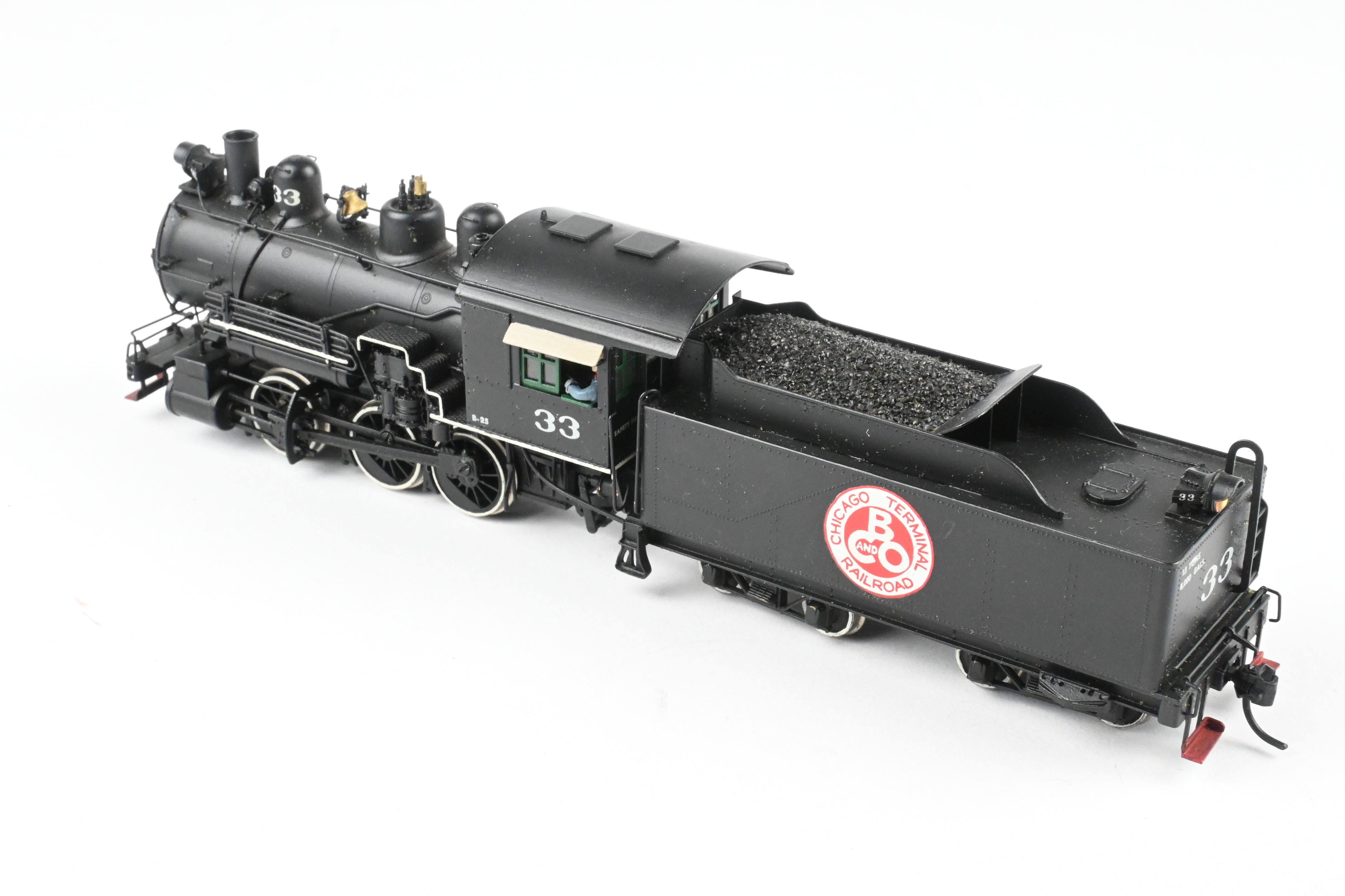 HO Scale Brass PFM Fujiyama Northern Pacific 0-6-0 Class L-9 Custom Painted for Private Road