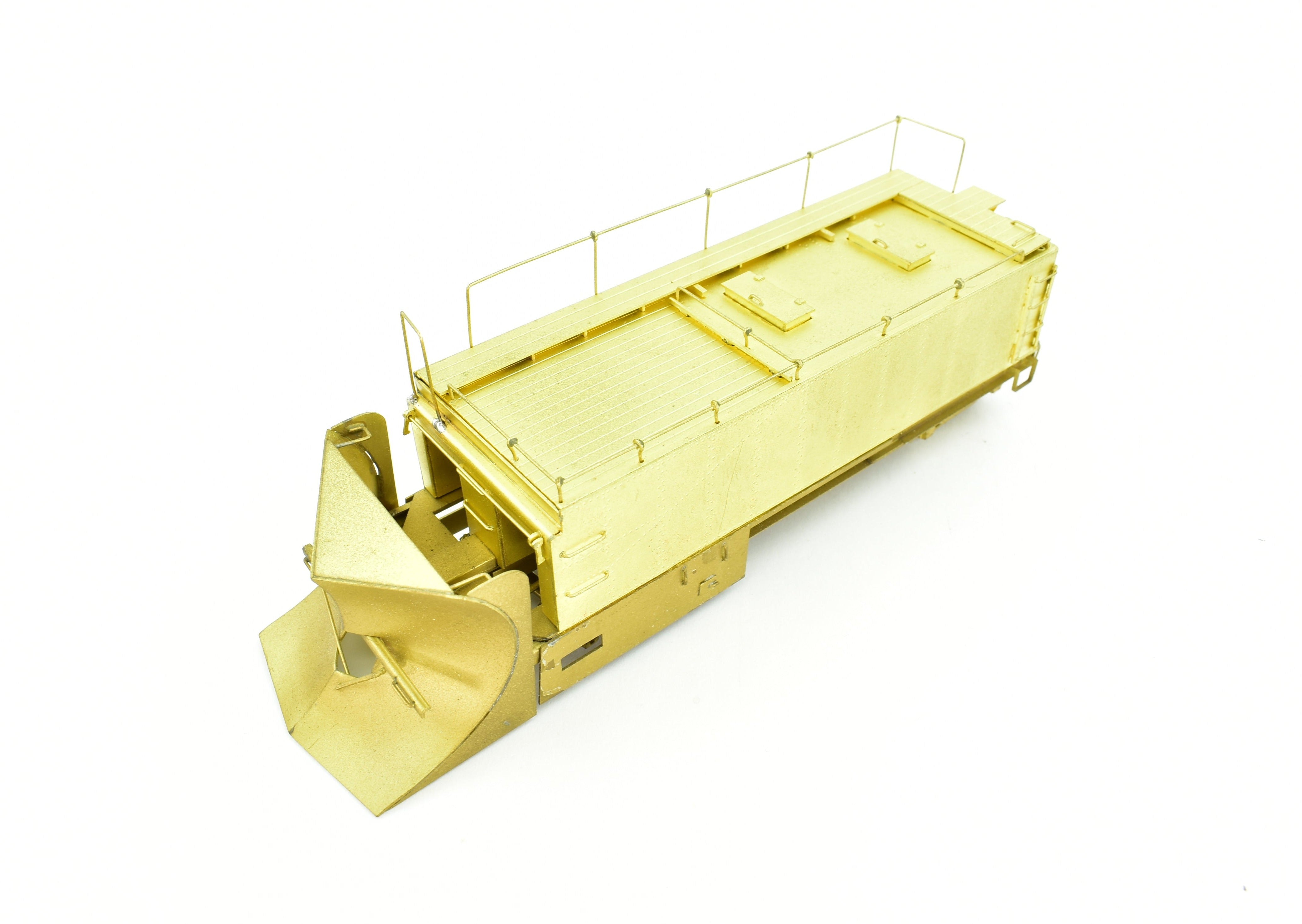 HO Scale Brass Oriental Limited Great Northern Wedge Snow Plow Model for Model Trains
