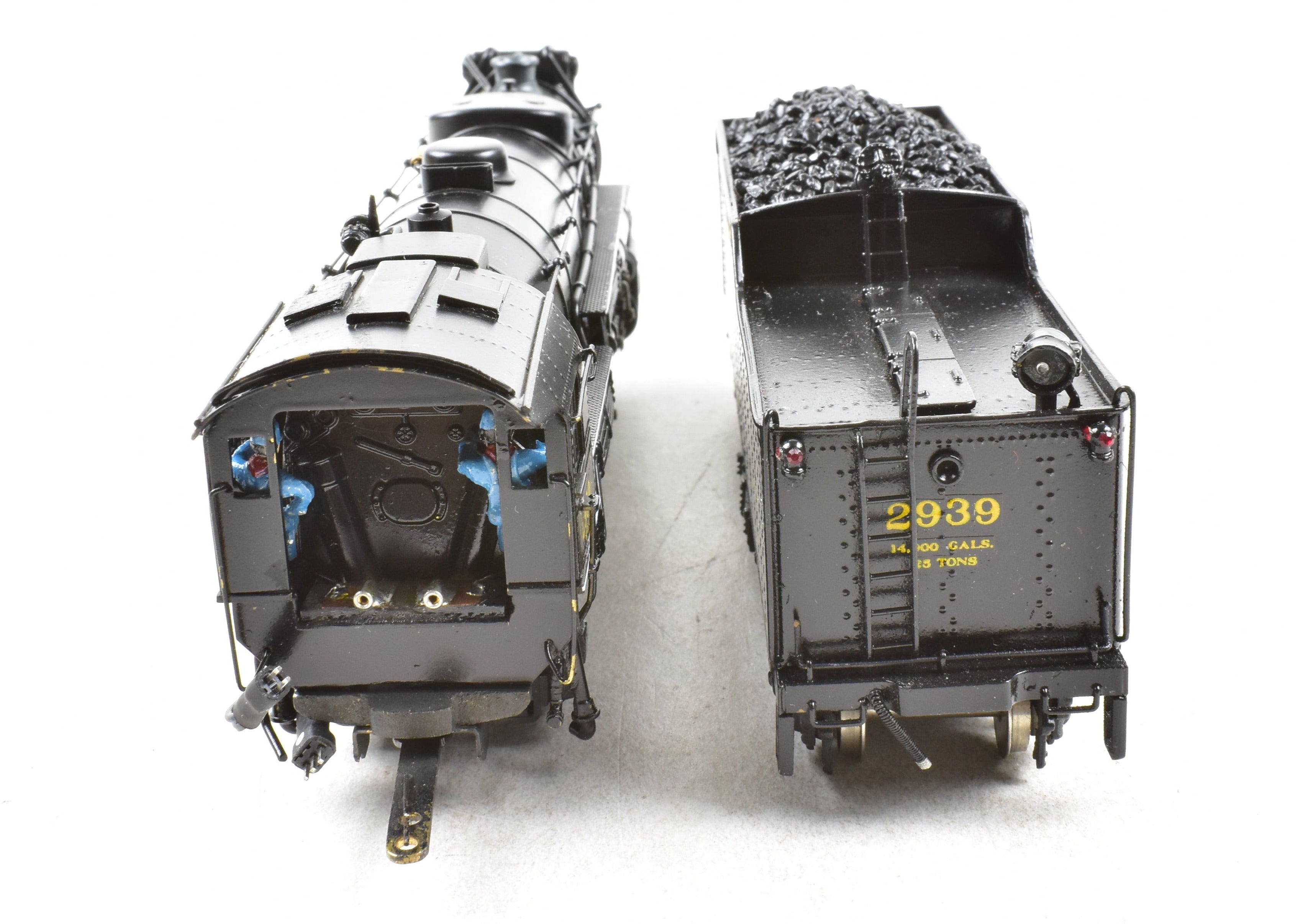 HO Scale Brass Max Gray Erie Railroad K-5 4-6-2 Pacific Steam Locomotive Model Custom Painted with SoundTraxx Econami DCC and Sound System