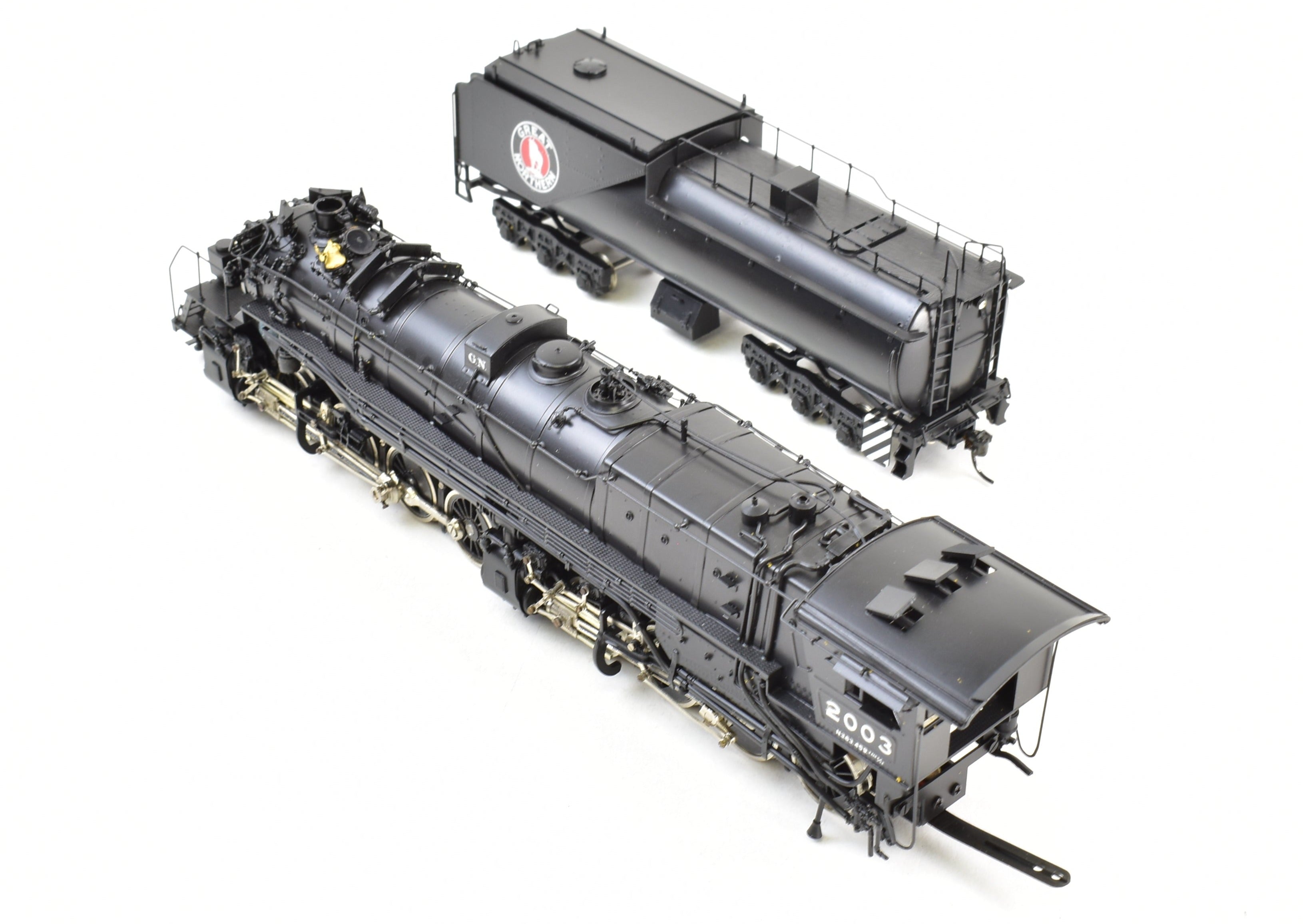 High - Quality HO Scale Brass Model Train PFM - Tenshodo GN - Great Northern 2 - 8 - 8 - 0 Class N - 3 from 1973 Production Run