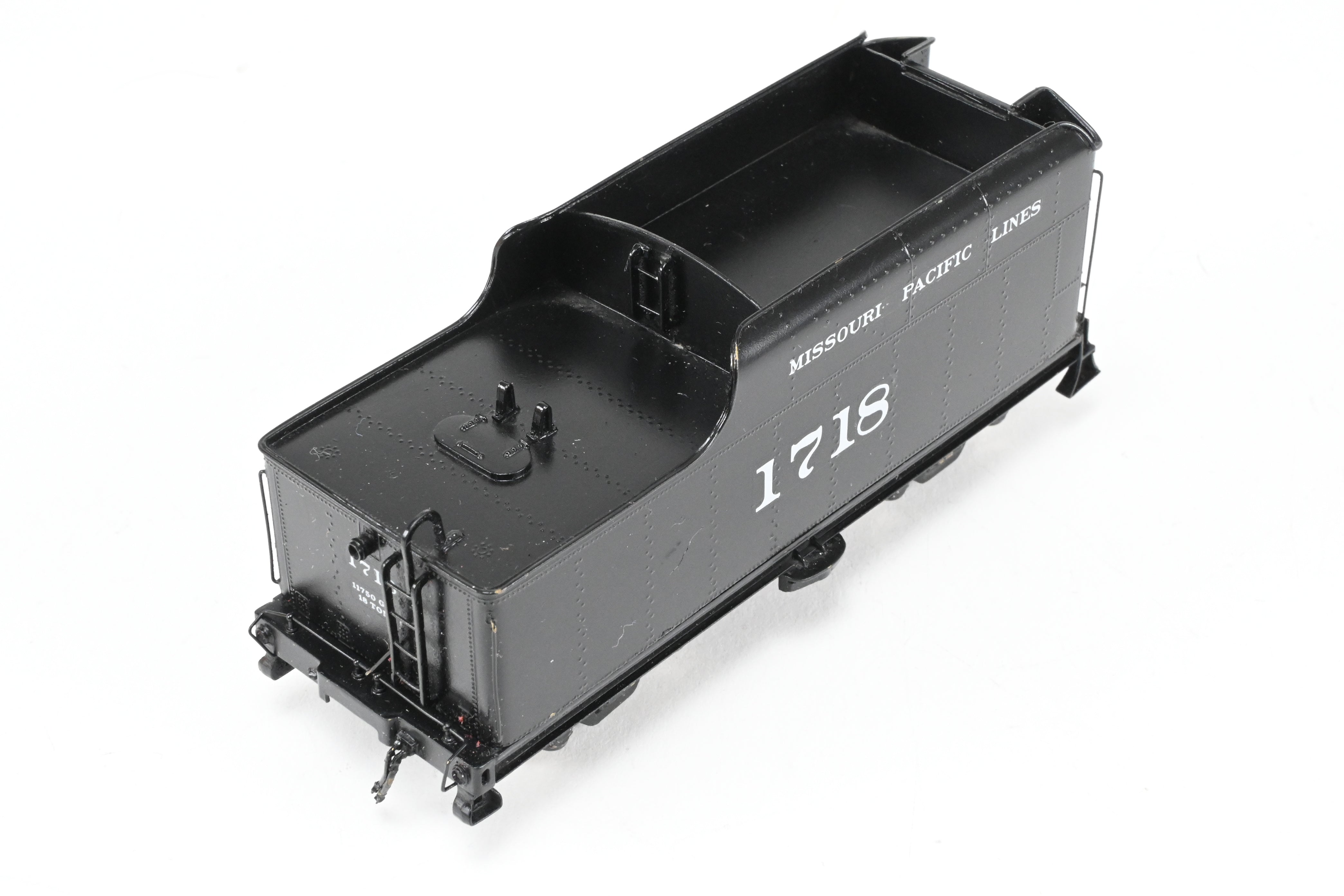 HO Scale Brass Missouri Pacific 2-10-2 Steam Locomotive Tender Model - Sunset Models Brand, Factory-Painted and Lettered Tender Only