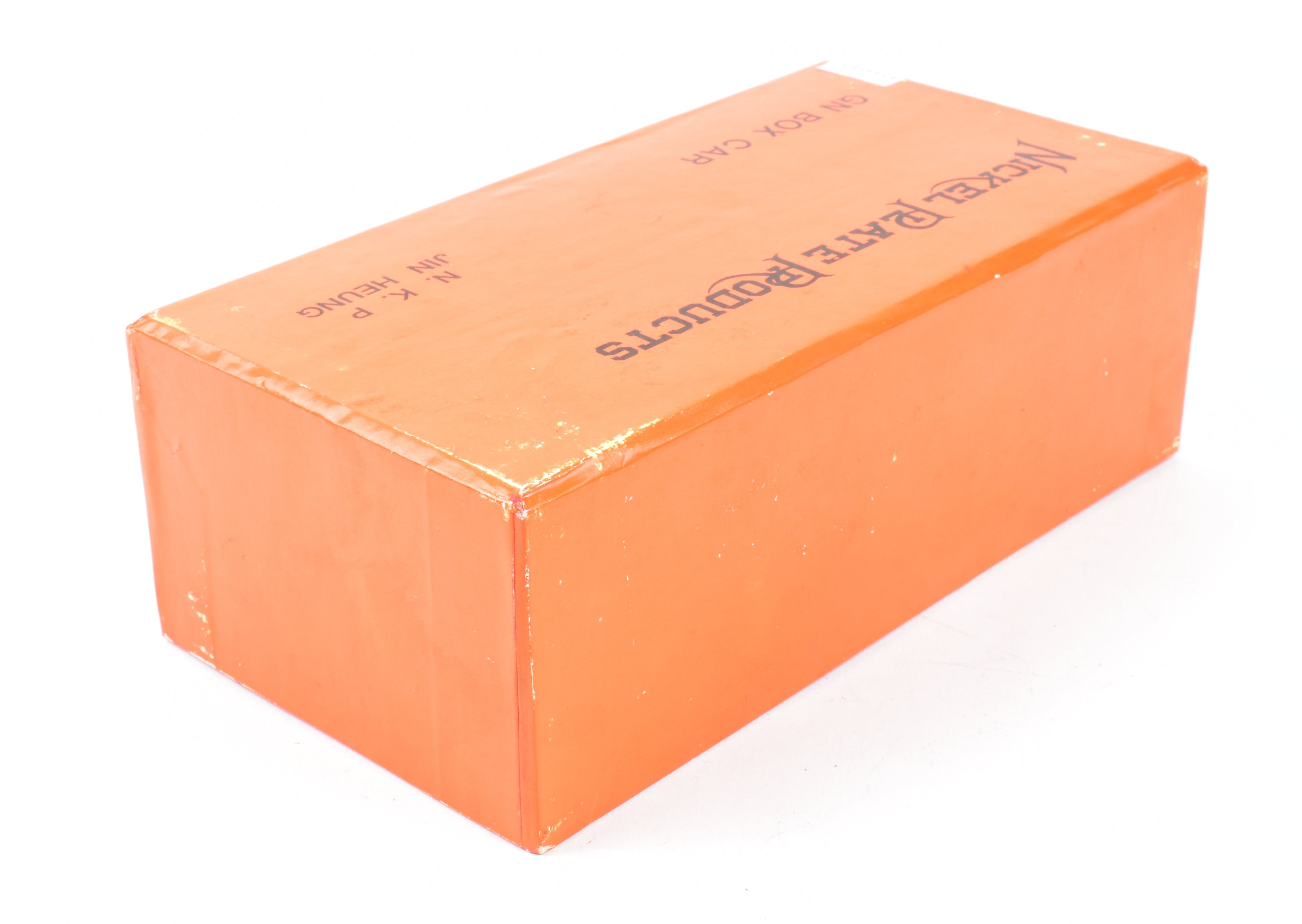 HO Scale Brass Nickel Plate Products (NPP) Great Northern (GN) 40-Foot Boxcar with AB Brake System, Custom Painted Model No. 7302