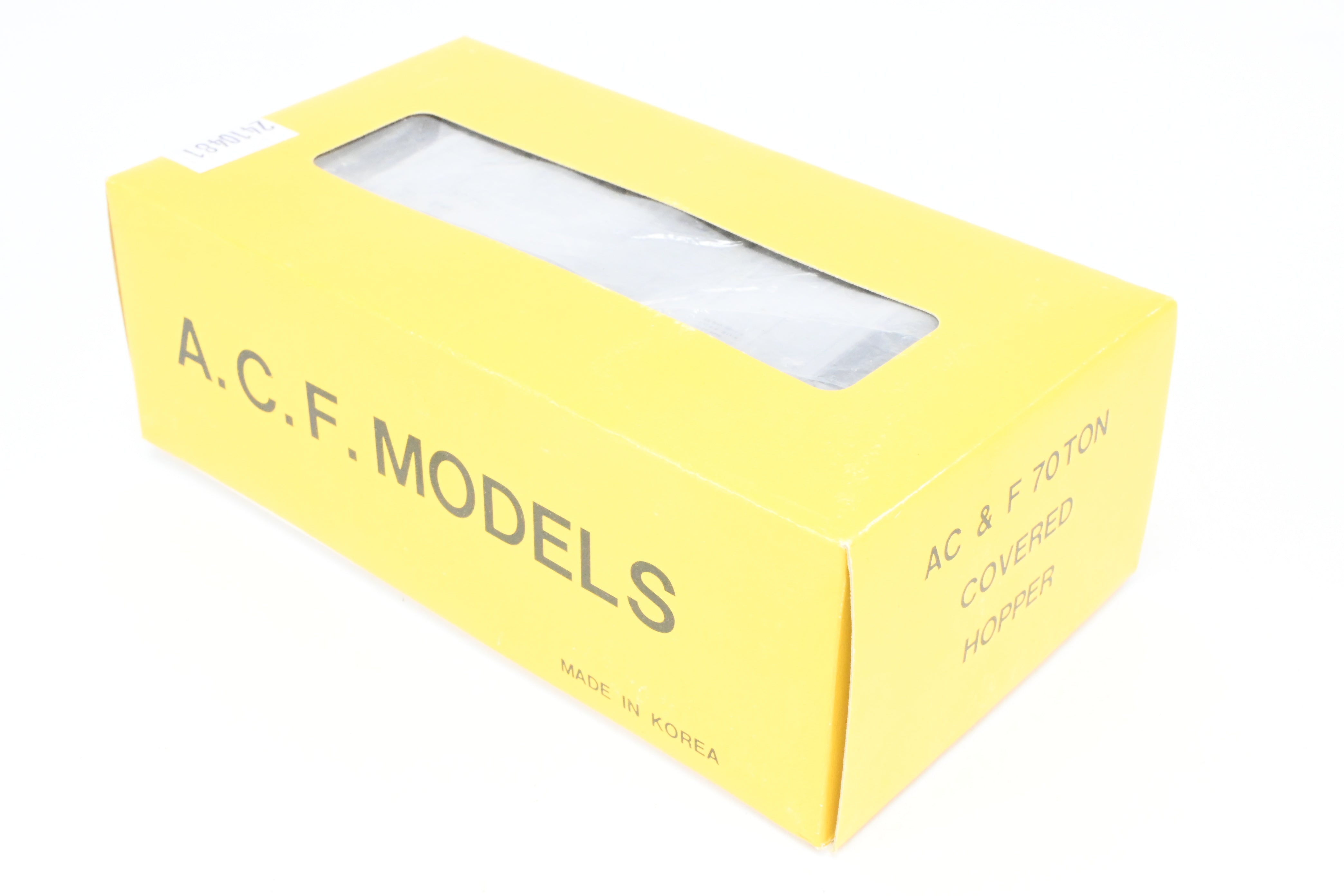 HO Brass Sunset/ACF Cotton Belt Grey Custom-Painted 70-Ton Covered Hopper #57759