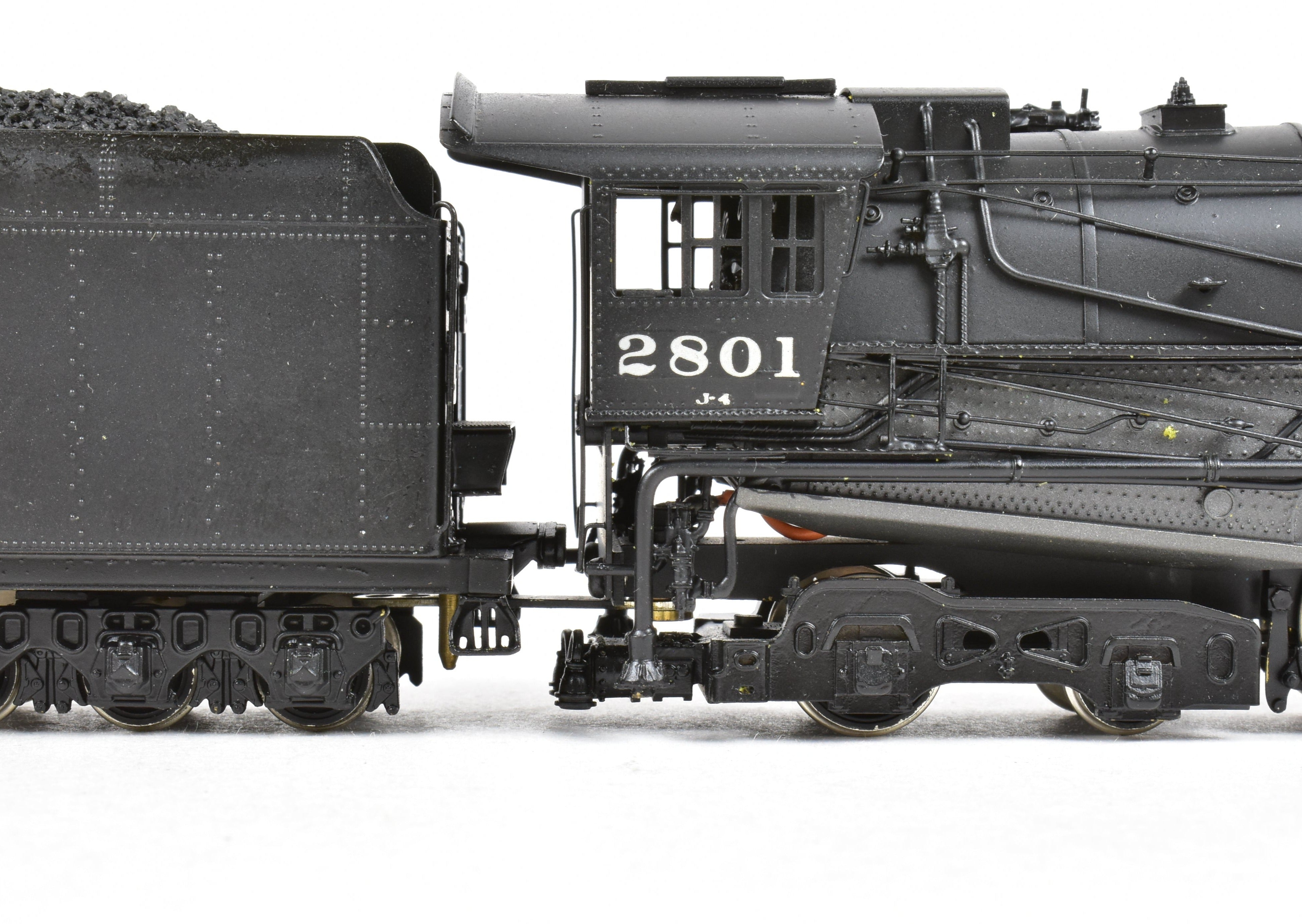 HO Scale Brass NPP Nickel Plate C&NW Class J - 4 2 - 8 - 4 Factory Painted Locomotive No. 2801