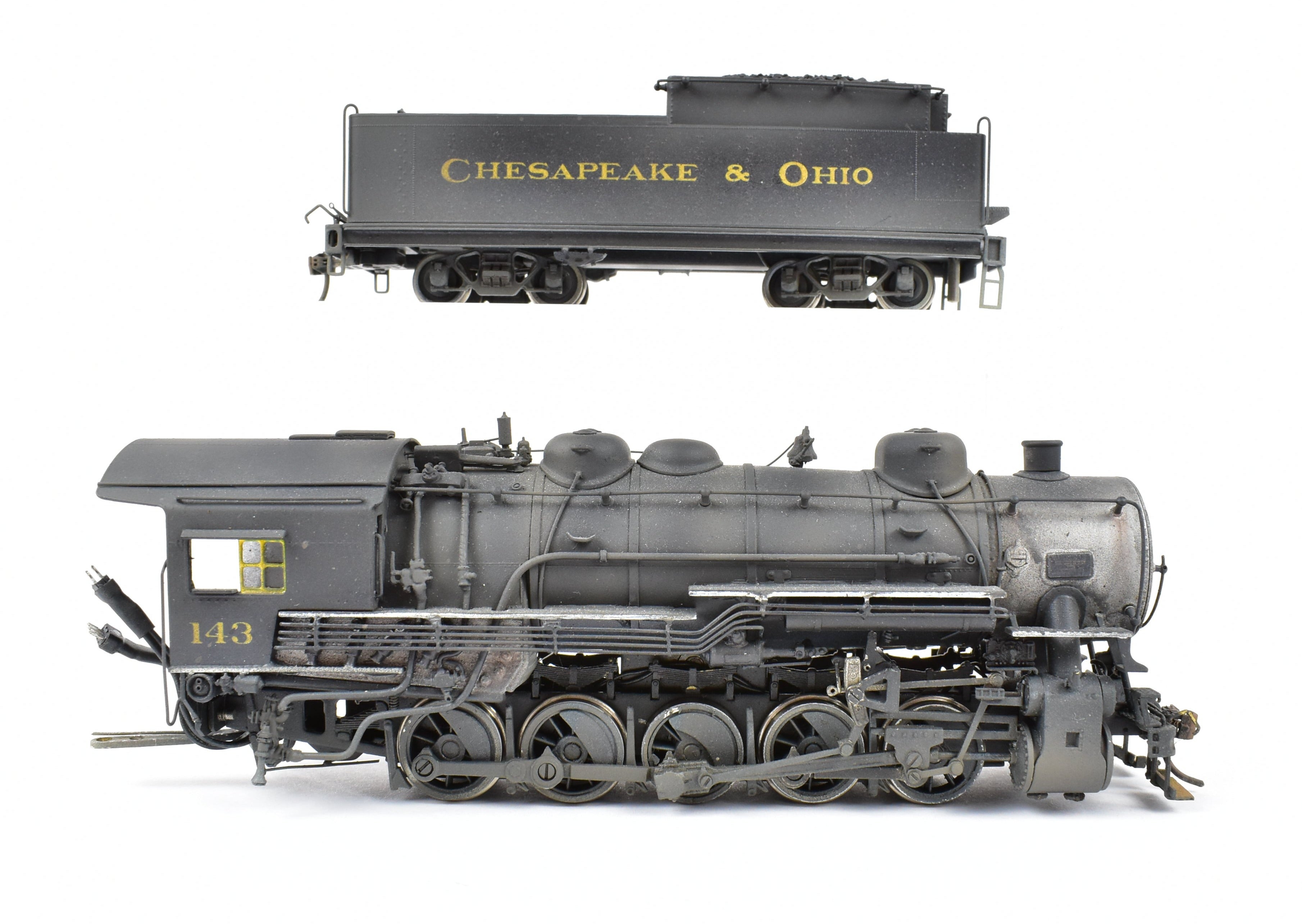 Custom Painted HO Brass NJ C&O Class C-12 0-10-0 Switcher with DCC Sound