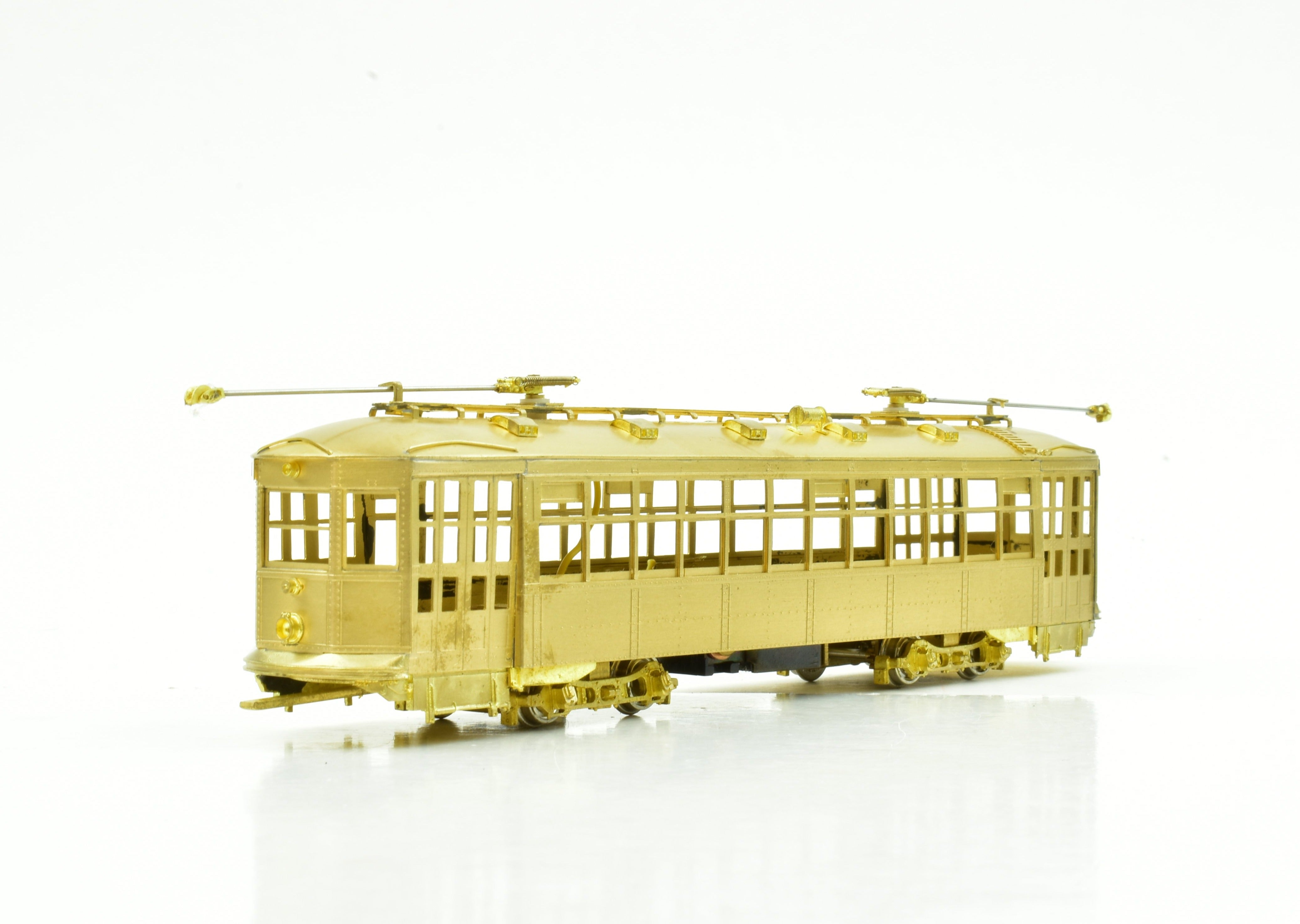 HO Scale Brass MTS Traction BER - 1929 Modified Boston Elevated Railway Type 5 Streetcar