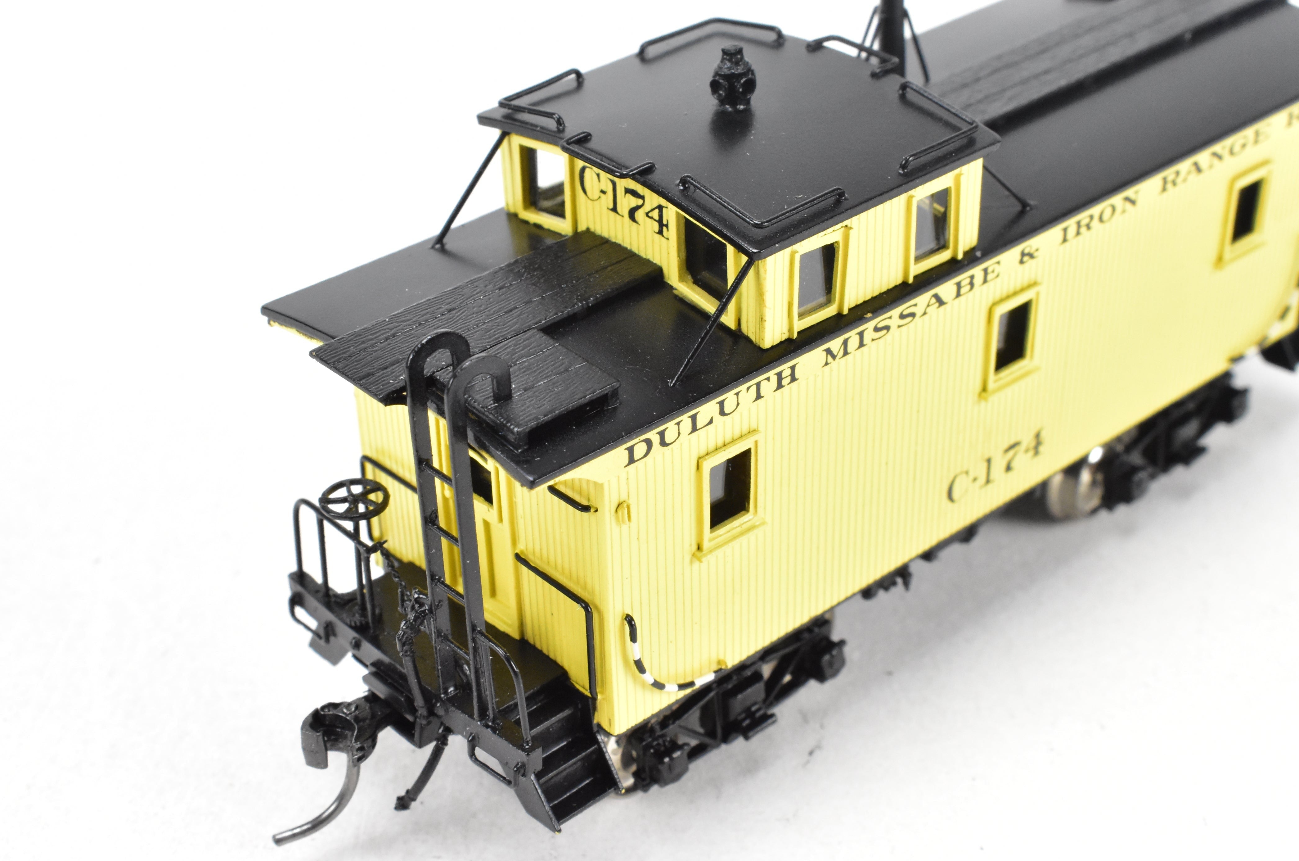 HO Scale Brass Pacific Fast Mail (PFM) - SKI Duluth Missabe & Iron Range (DM&IR) Wood Caboose Model, Factory Painted and Numbered FP No. C-174