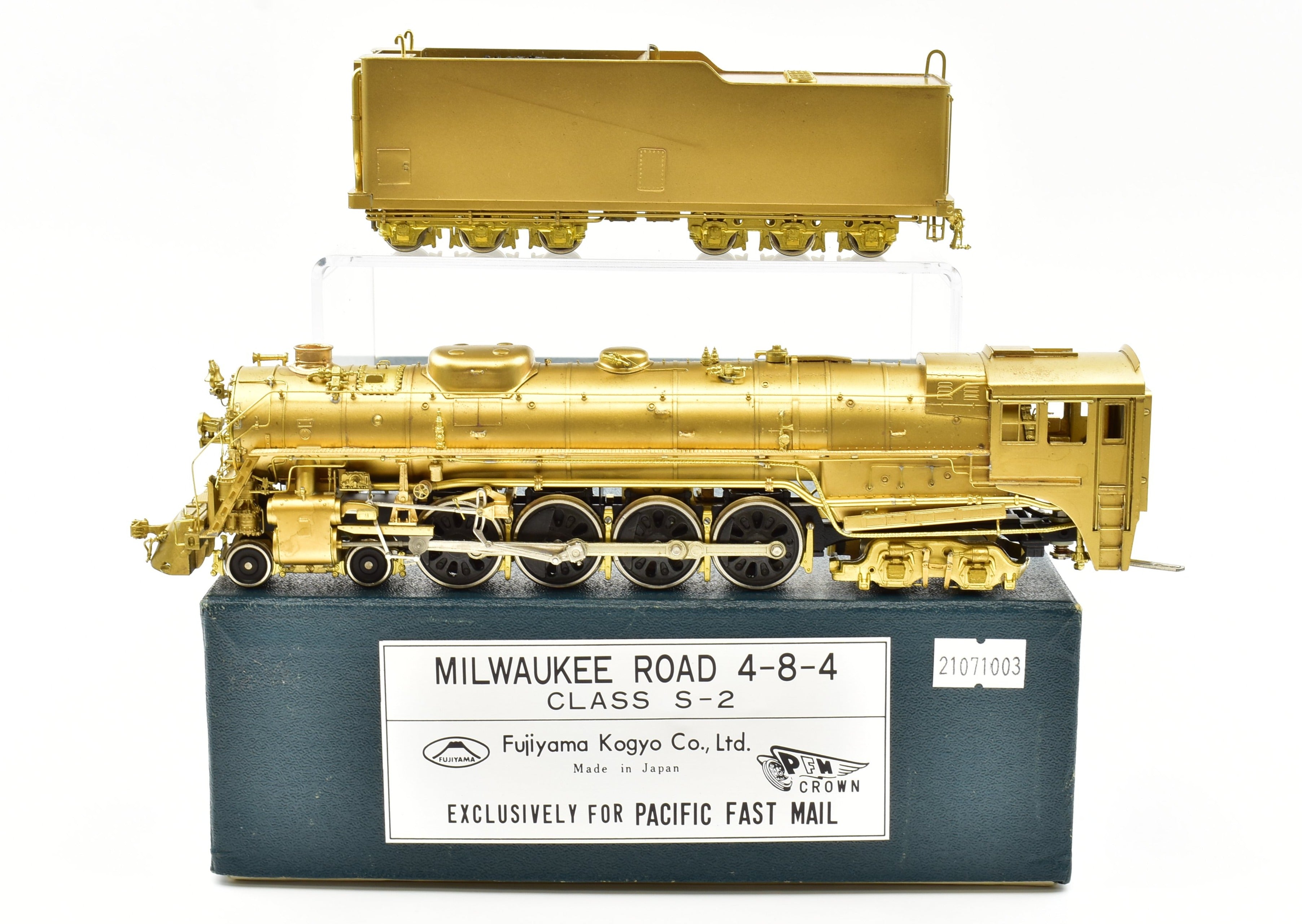 1981 HO Brass PFM - Fujiyama Milwaukee Road 4-8-4 Class S-2 Model