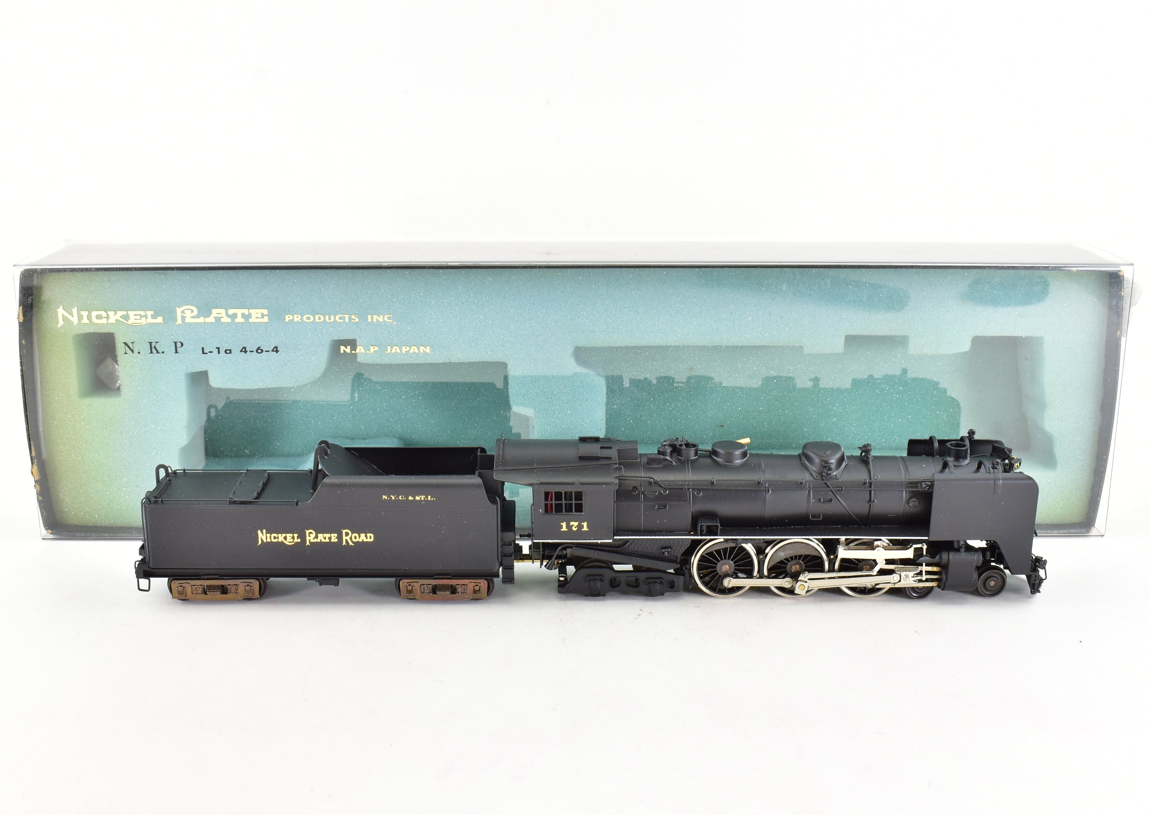 HO Scale Brass NPP Nickel - Plated NKP Class L - 1a 4 - 6 - 4 Pro - Painted Smoke Lifters Model