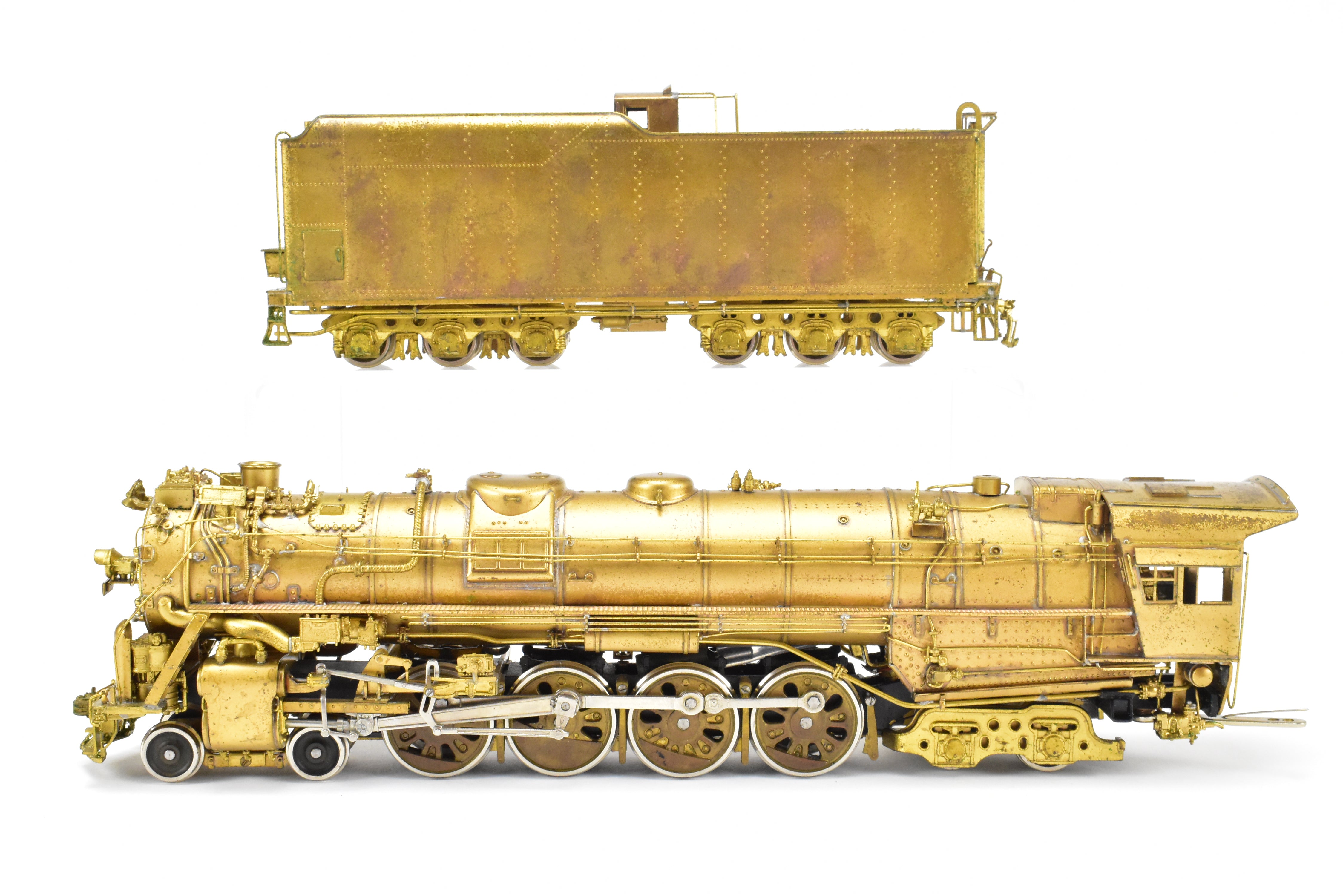 HO Scale Brass PFM - Fujiyama Missouri Pacific 4-8-4 2200 Class Steam Locomotive Model - As Is Condition