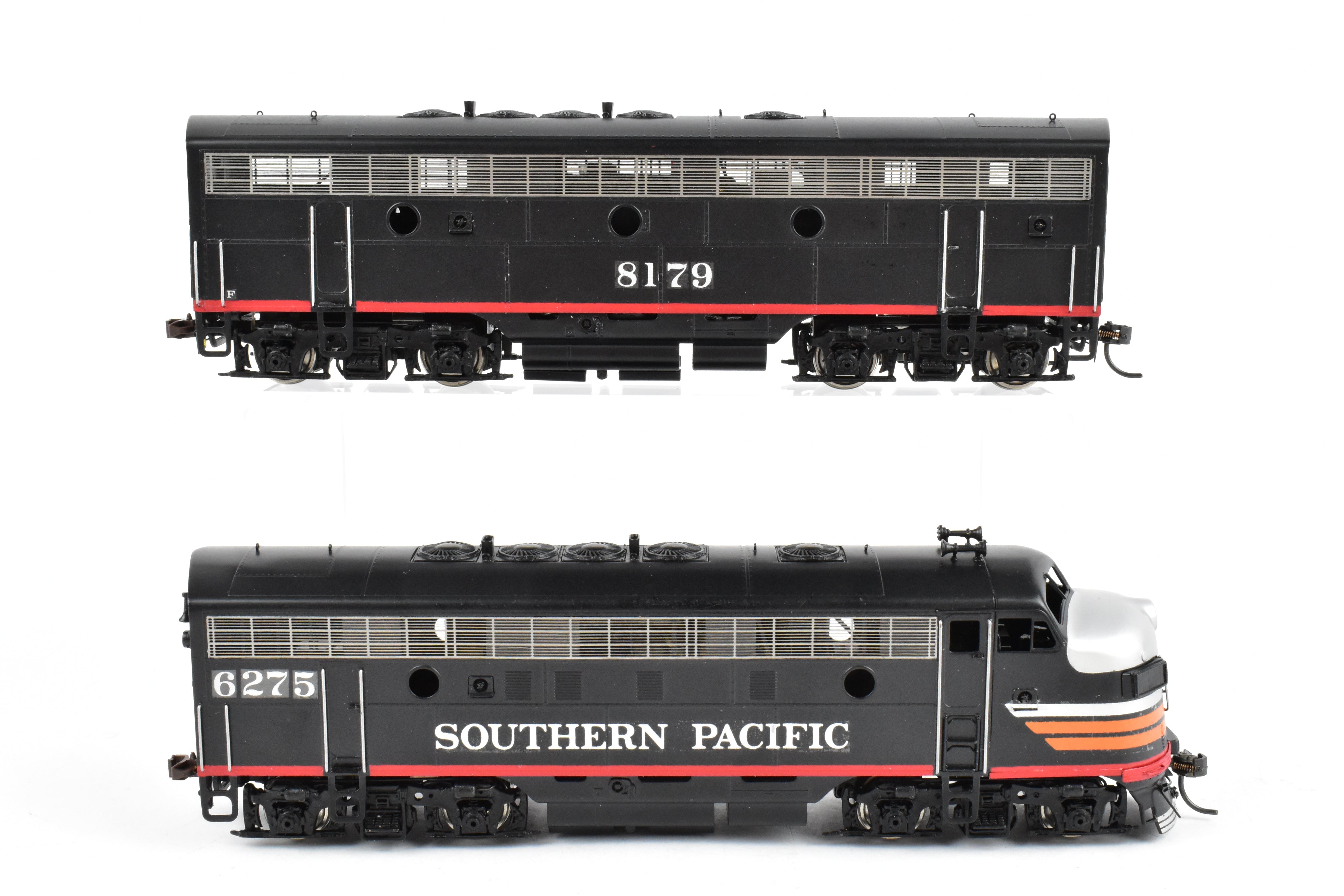 HO Scale Brass Southern Pacific EMD F7 A/B 1500 HP Phase I Set from Oriental Limited with Factory Painting