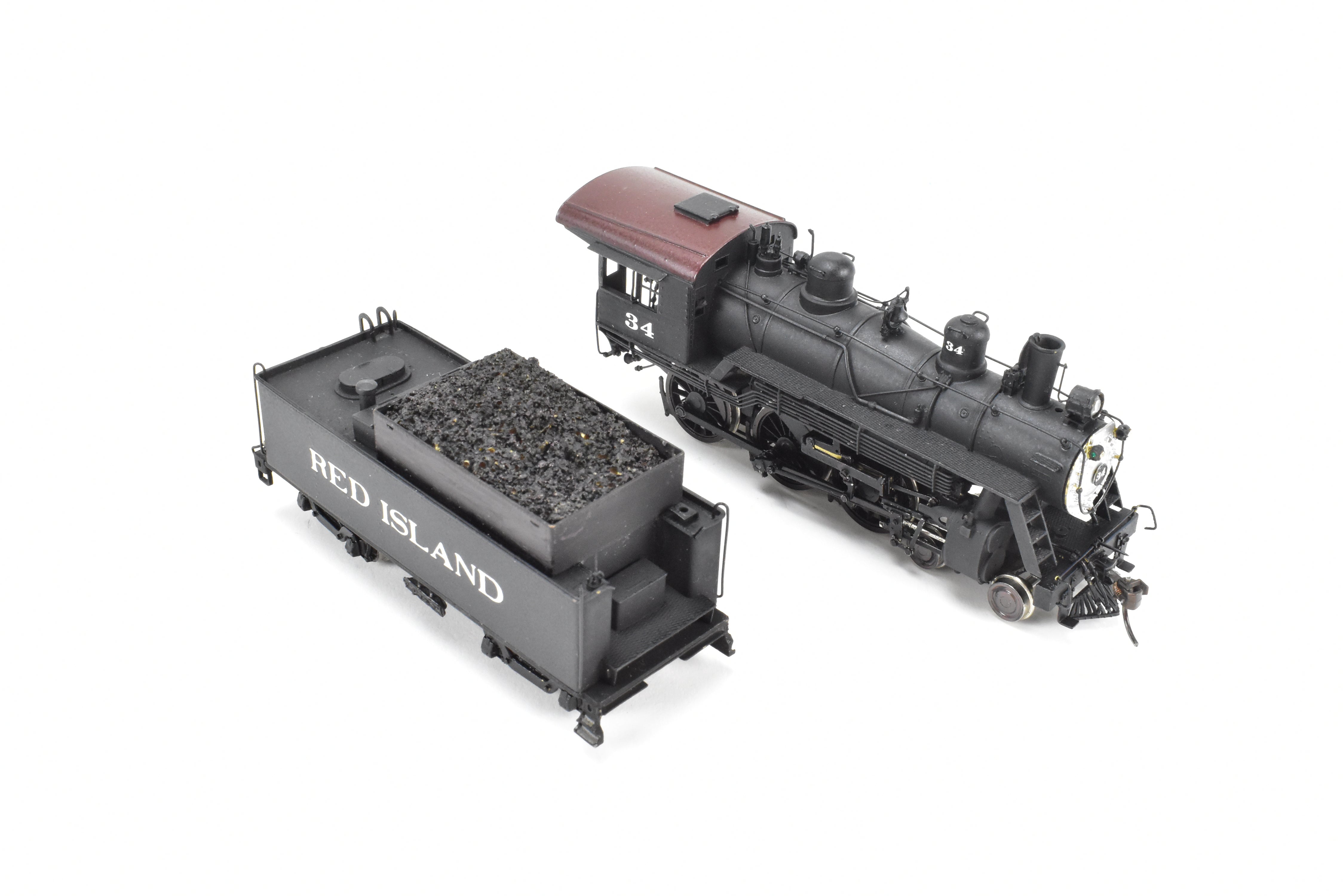 HO Brass PFM Samhongsa 4-6-0 Ten Wheeler CP Red Island #34 Coal Tender Model
