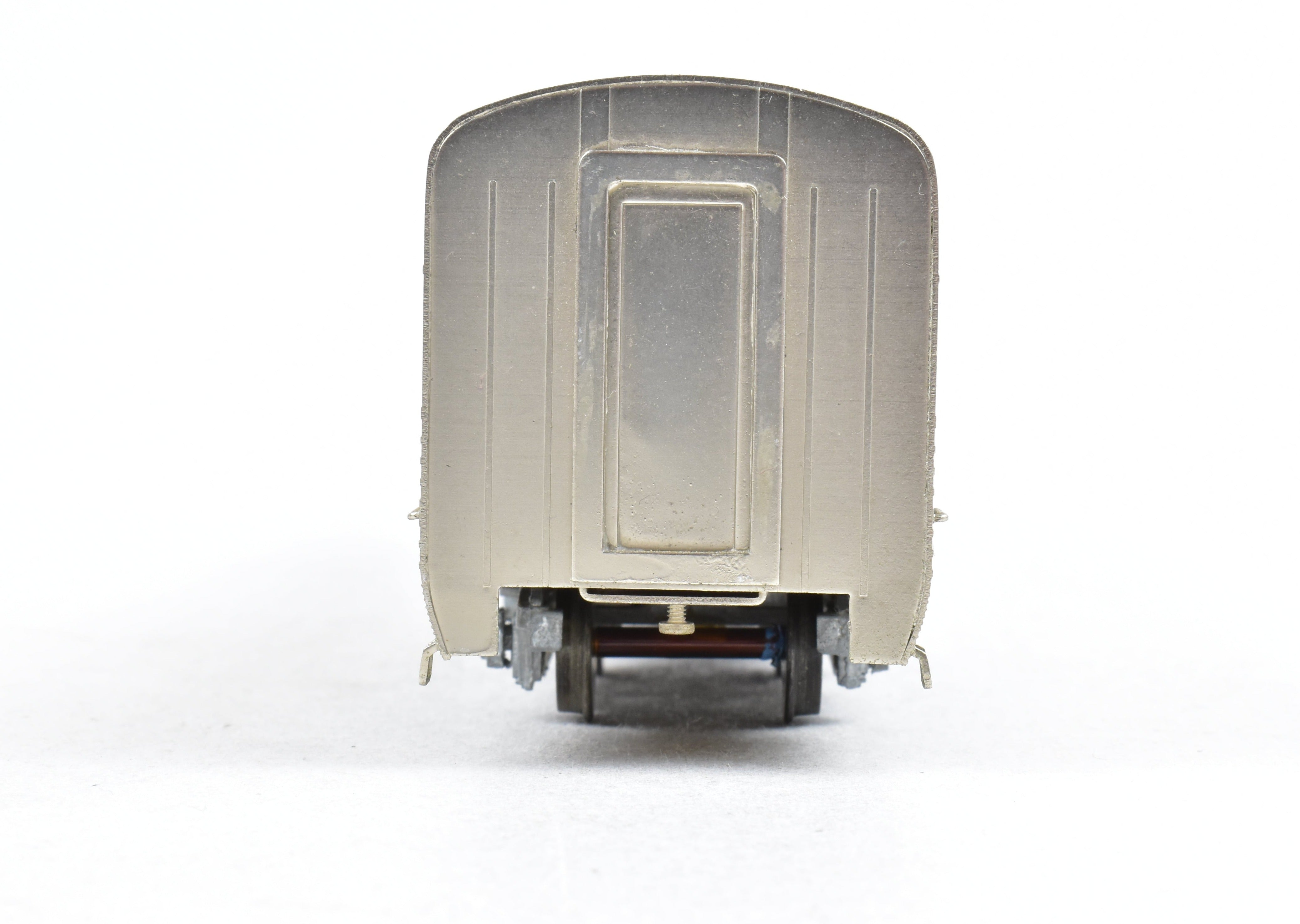 HO Brass Lambert ATSF - Santa Fe 60' Streamlined RPO Car w/ Central Valley Trucks