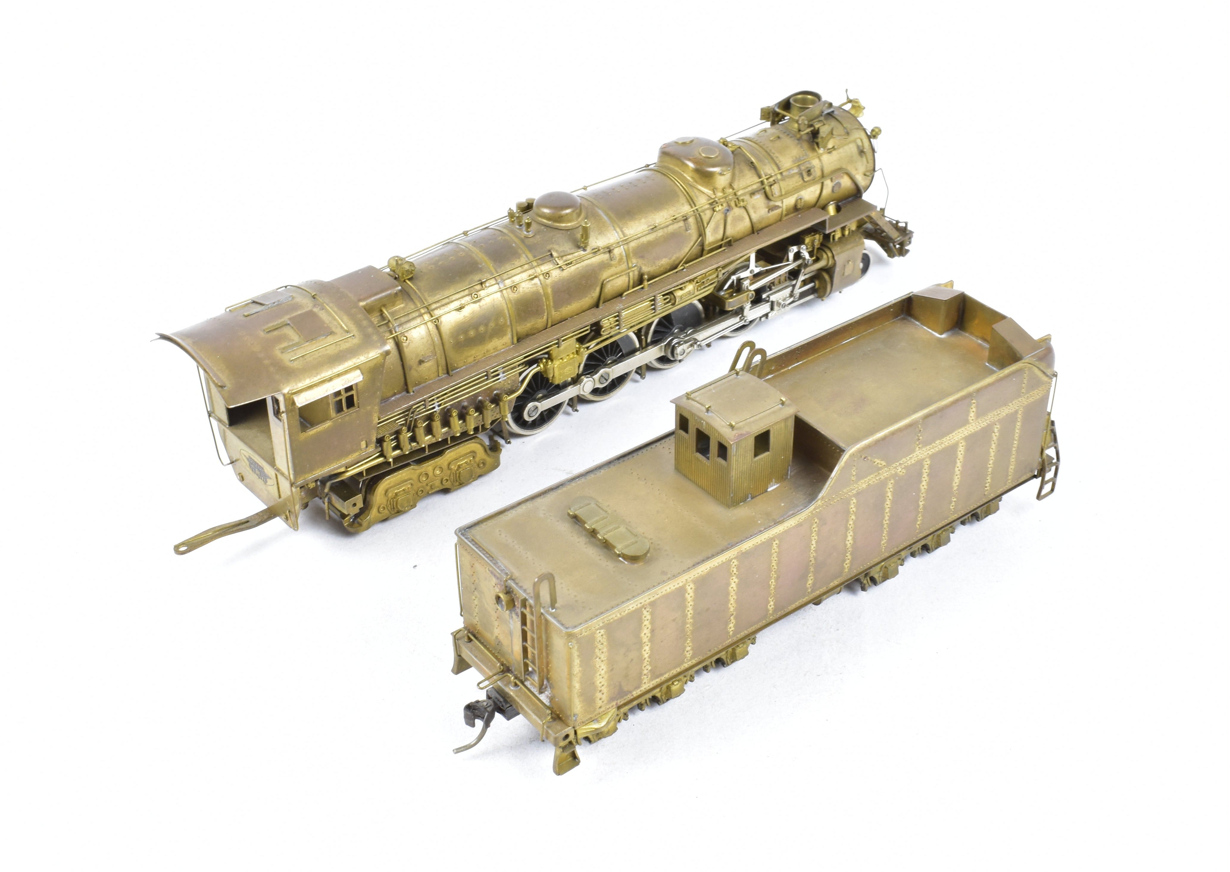 HO Scale Brass Pacific Fast Mail Model Train - Toby's Denver & Rio Grande Western 4-8-4 Class M-64 Crown Model REBOXX from 1962