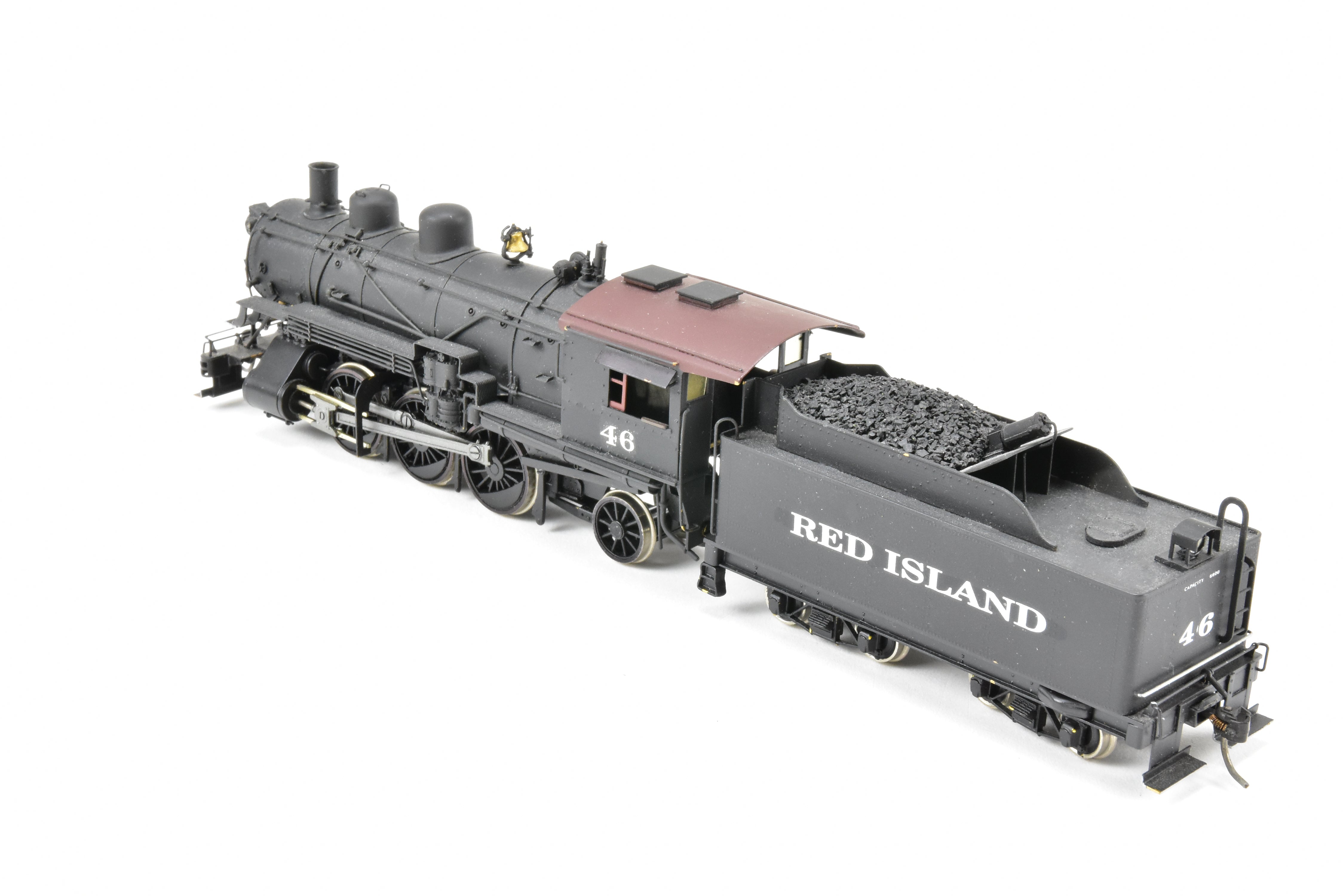 HO Scale Brass PFM - Fujiyama Northern Pacific 2-6-2 Class T-1 Prairie Model Train with Custom 'Red Island 46' Painting