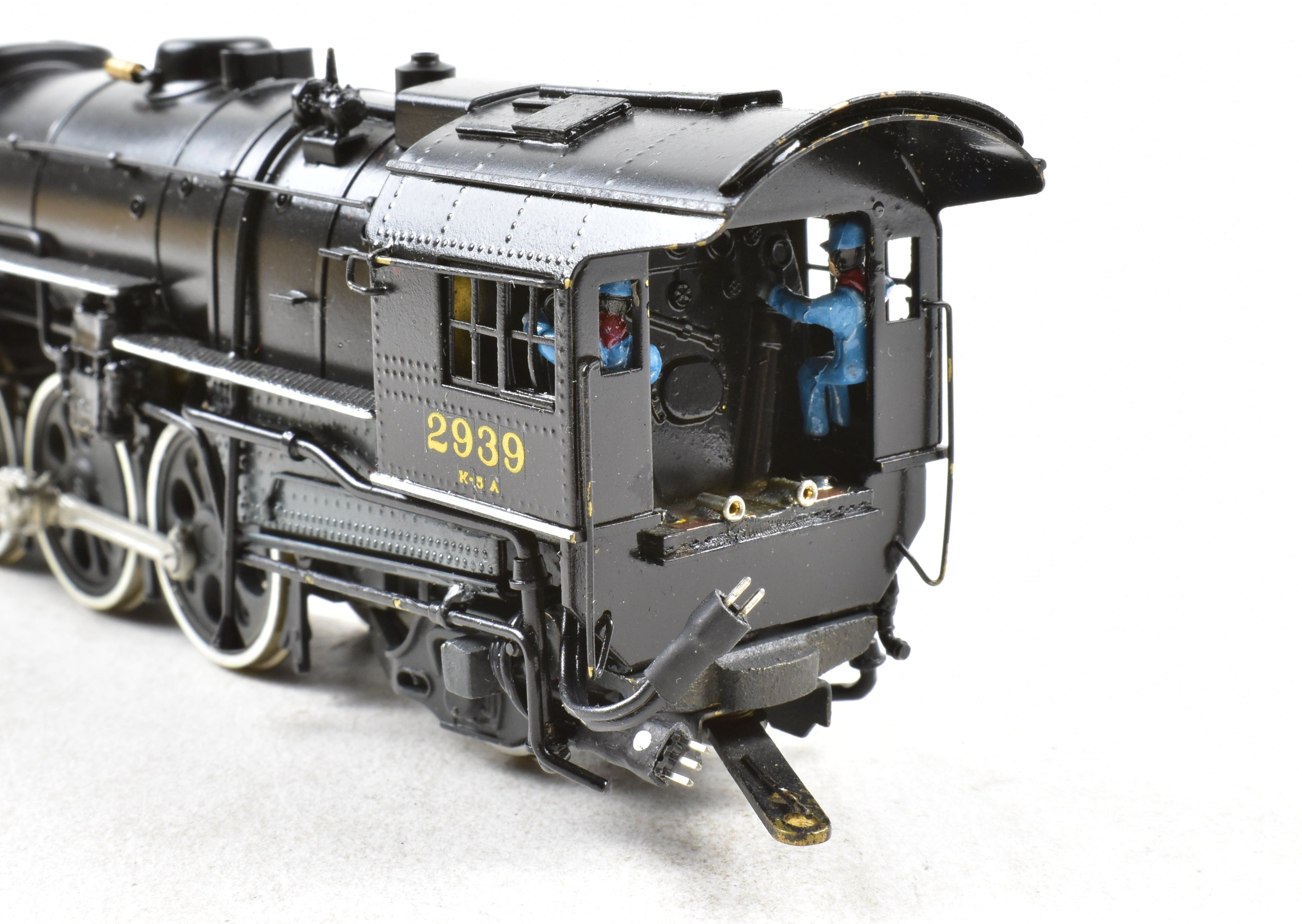 HO Scale Brass Max Gray Erie Railroad K-5 4-6-2 Pacific Steam Locomotive Model Custom Painted with SoundTraxx Econami DCC and Sound System
