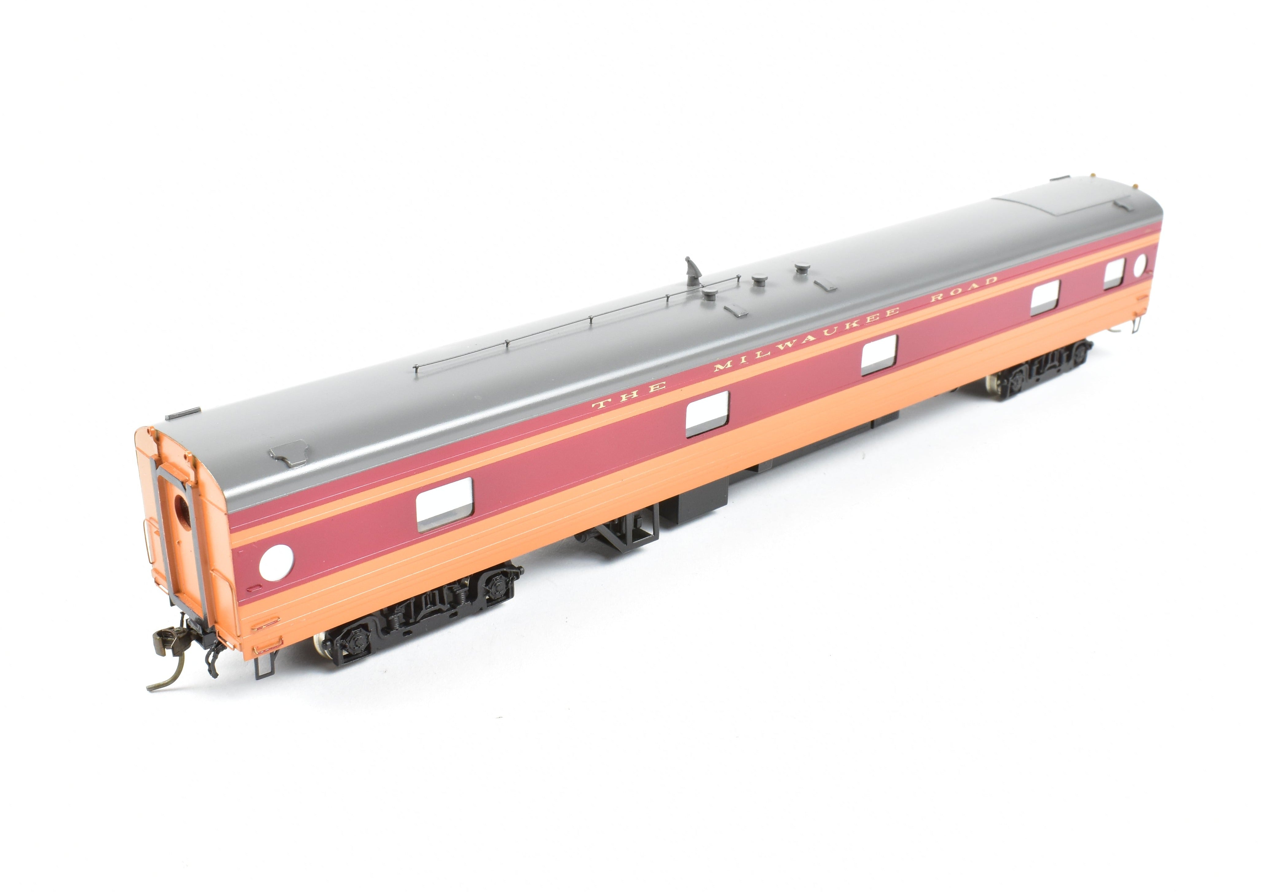 HO Scale Brass Soho Milwaukee Road #162 Custom Painted Tap - Lounge Model for Railroad Enthusiasts