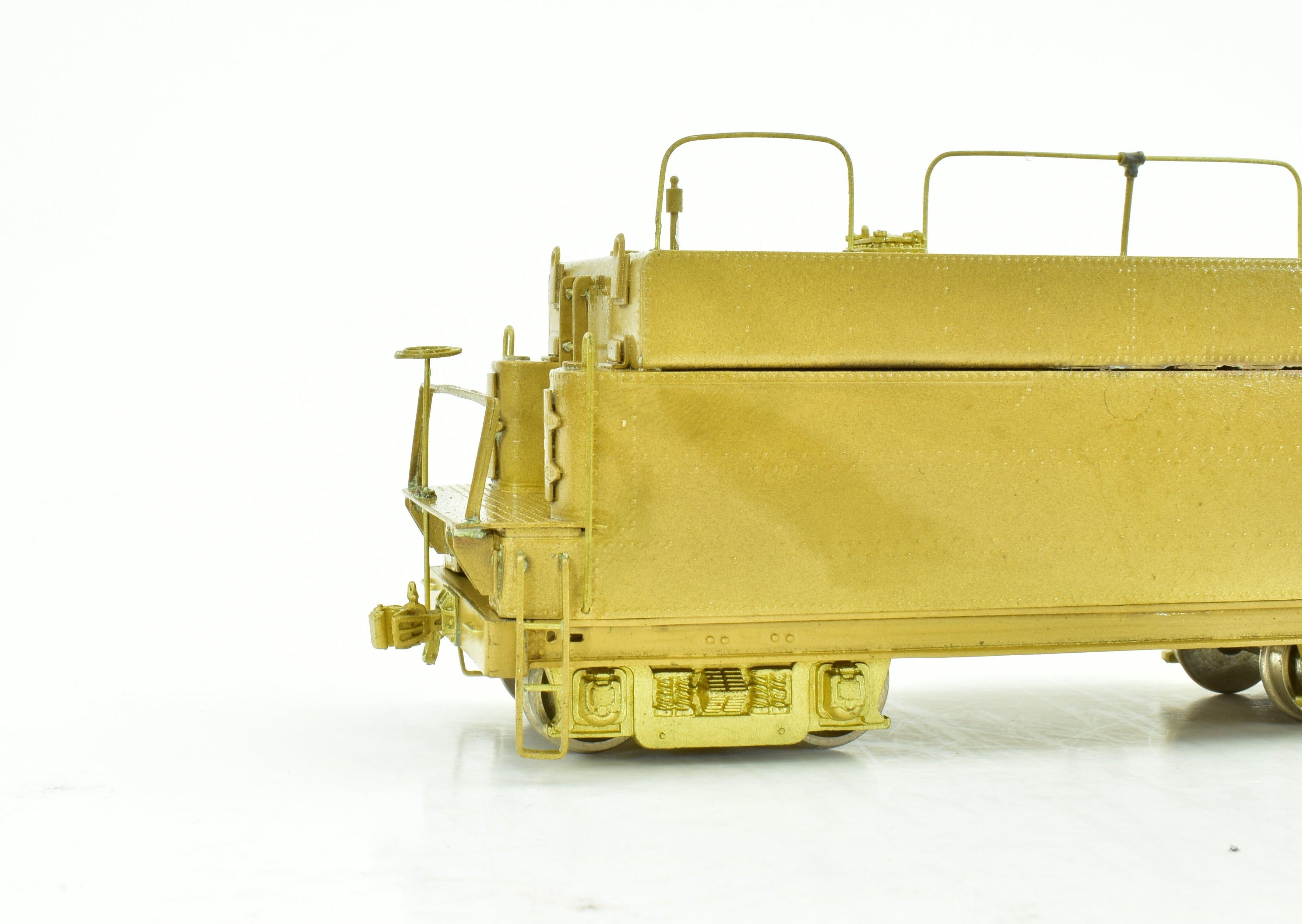 HO Scale Brass NPP Nickel - Plated Auxiliary Tender for CB&Q and C&S Routes