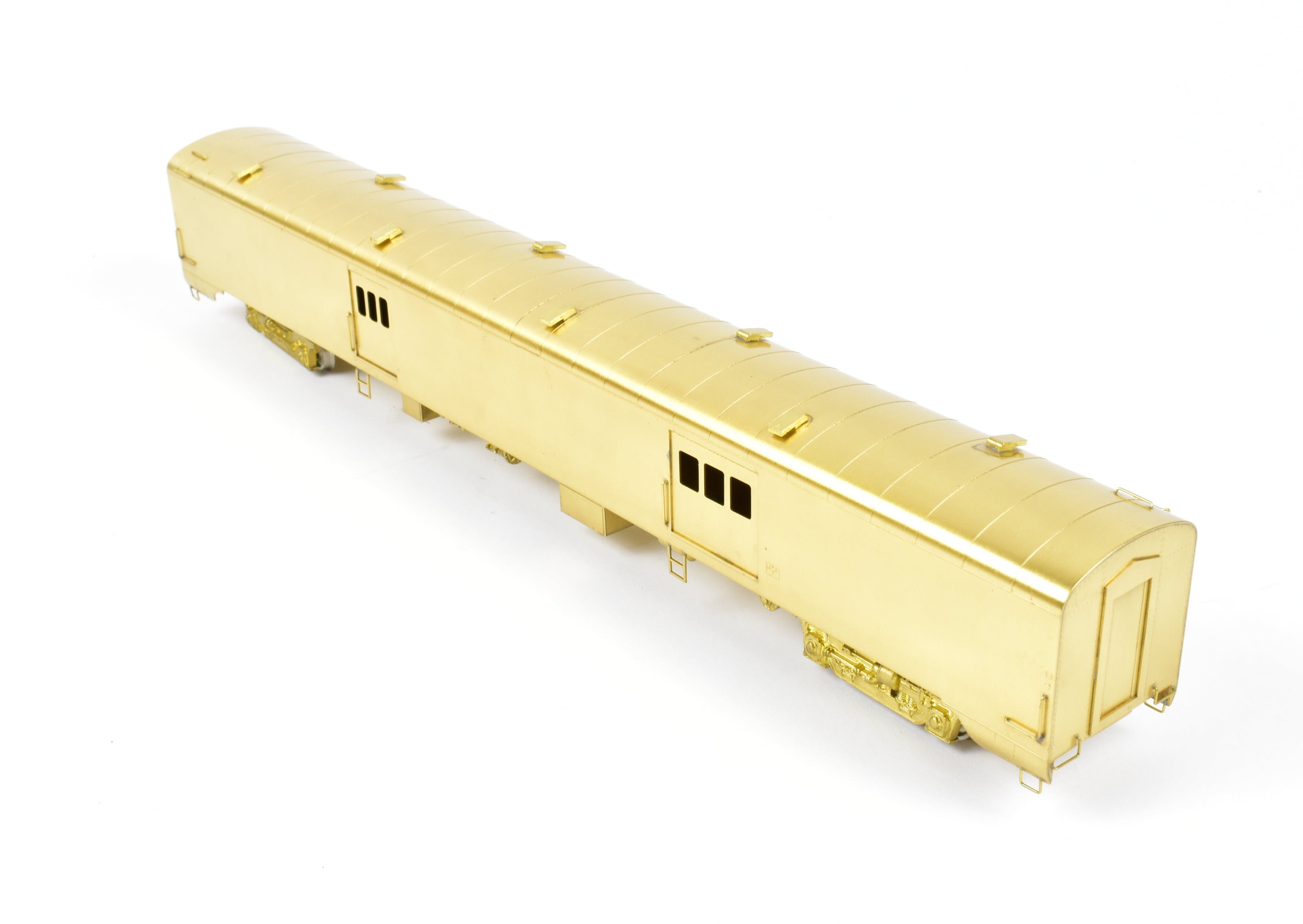 HO Brass Oriental Limited NP North Coast Water Baggage Car, No Skirts, Excellent Cond