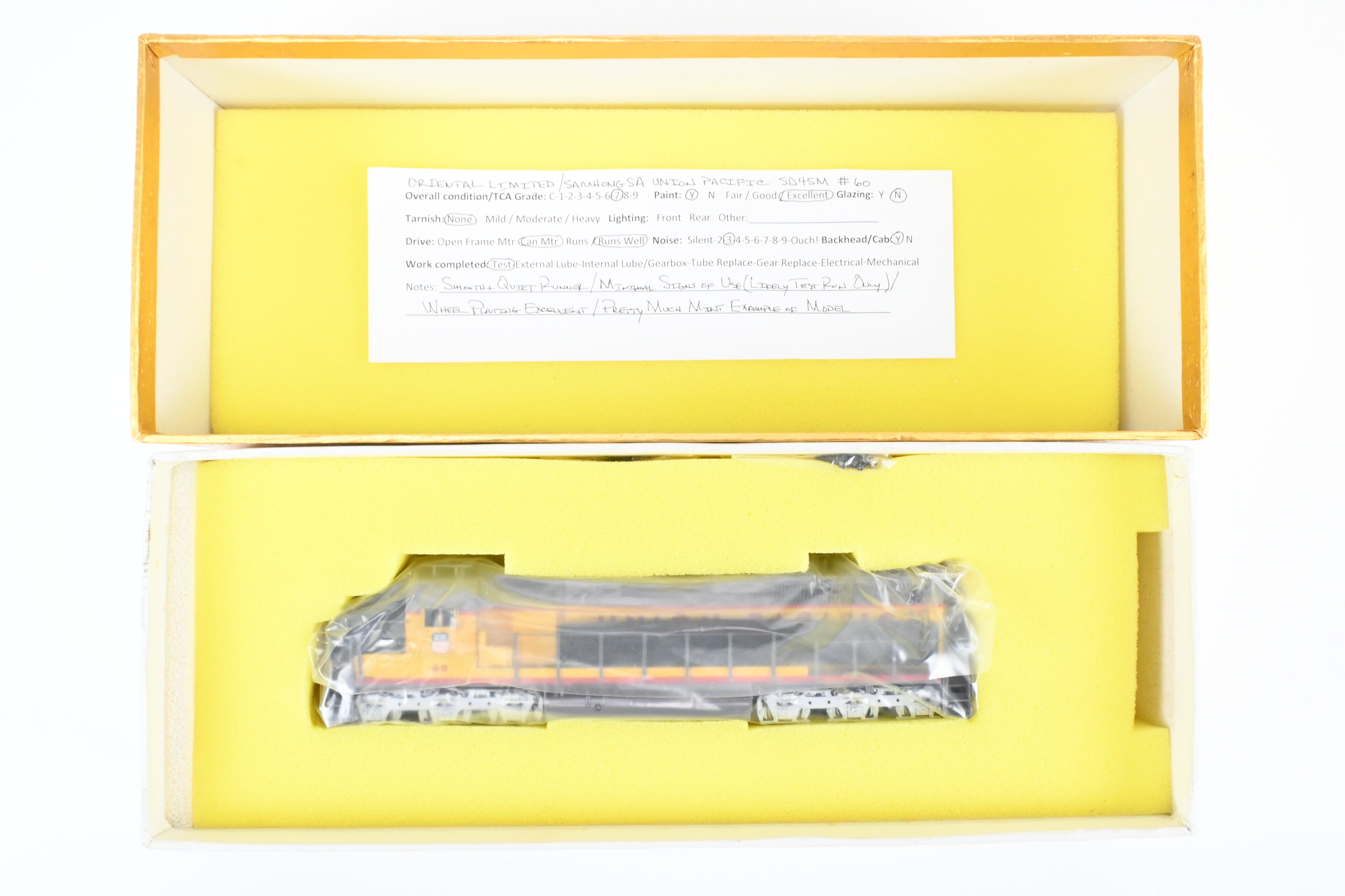 HO Scale Brass Union Pacific EMD SD45M 3600 HP Model #60