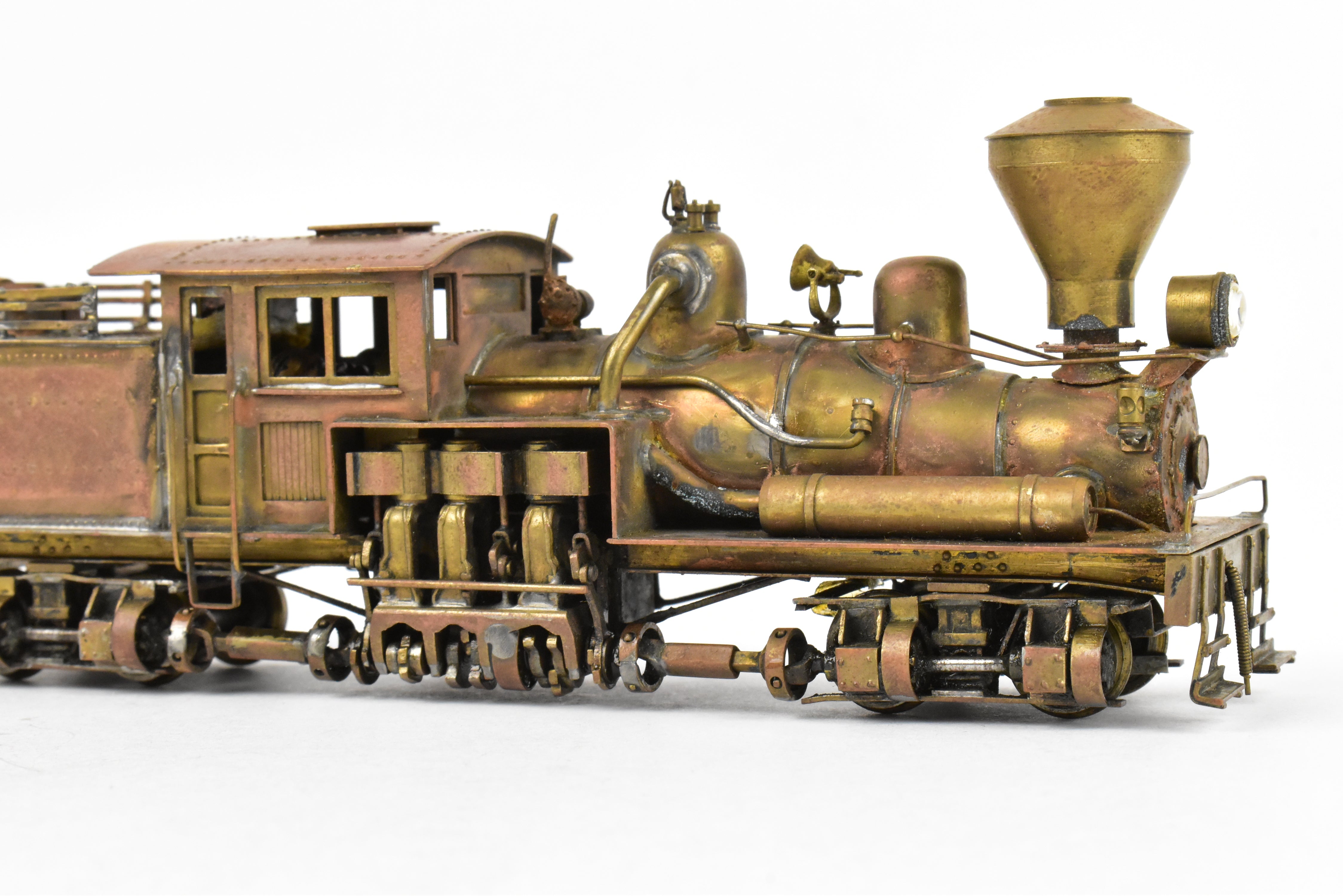 1955 HO Brass PFM - United 2-Truck Class B Shay Geared Locomotive in REBOXX