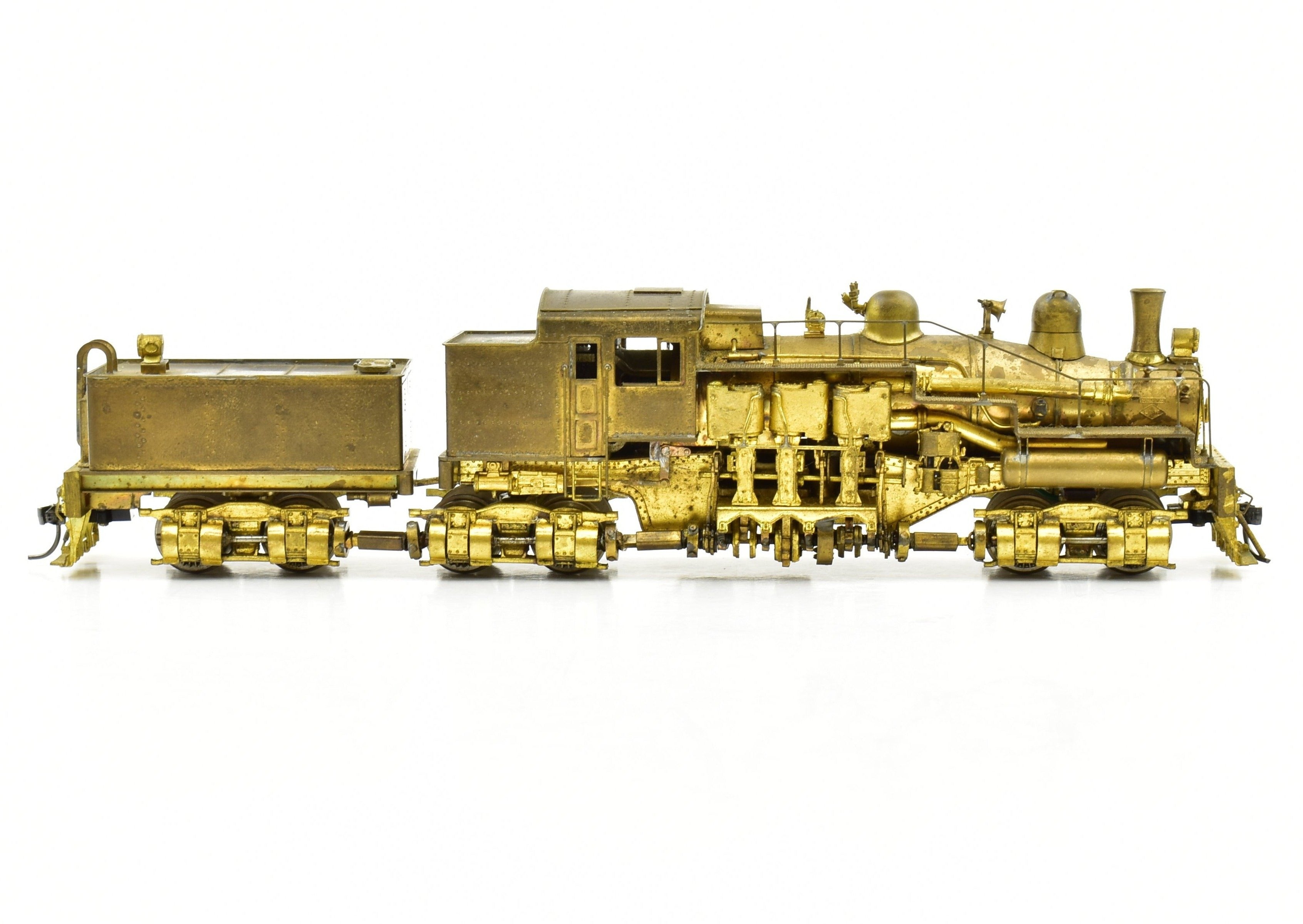 HO Scale Brass Max Gray Western Maryland 3 - Truck Shay Model in Gray